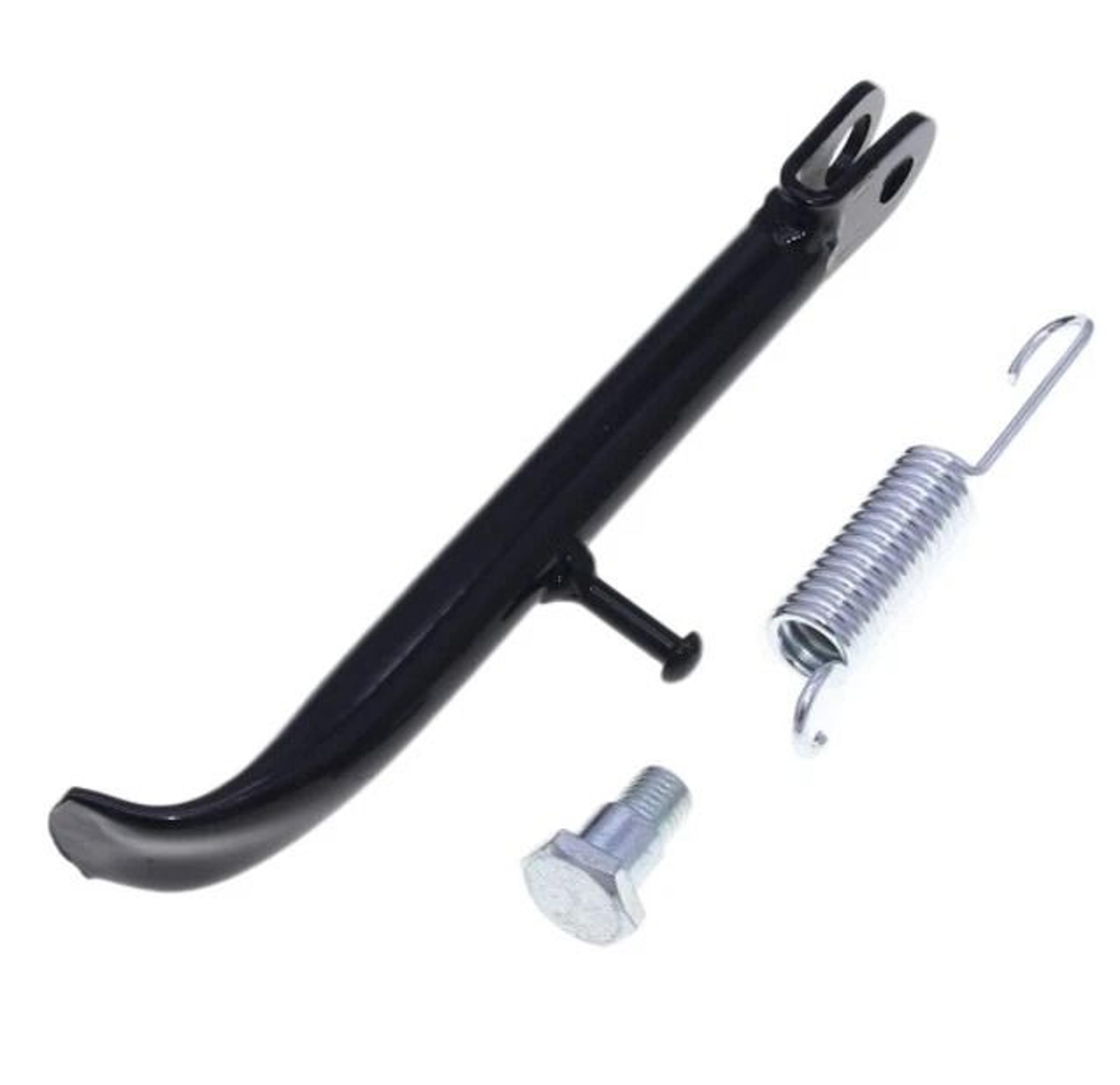 mini bike foot peg support with screw and spring