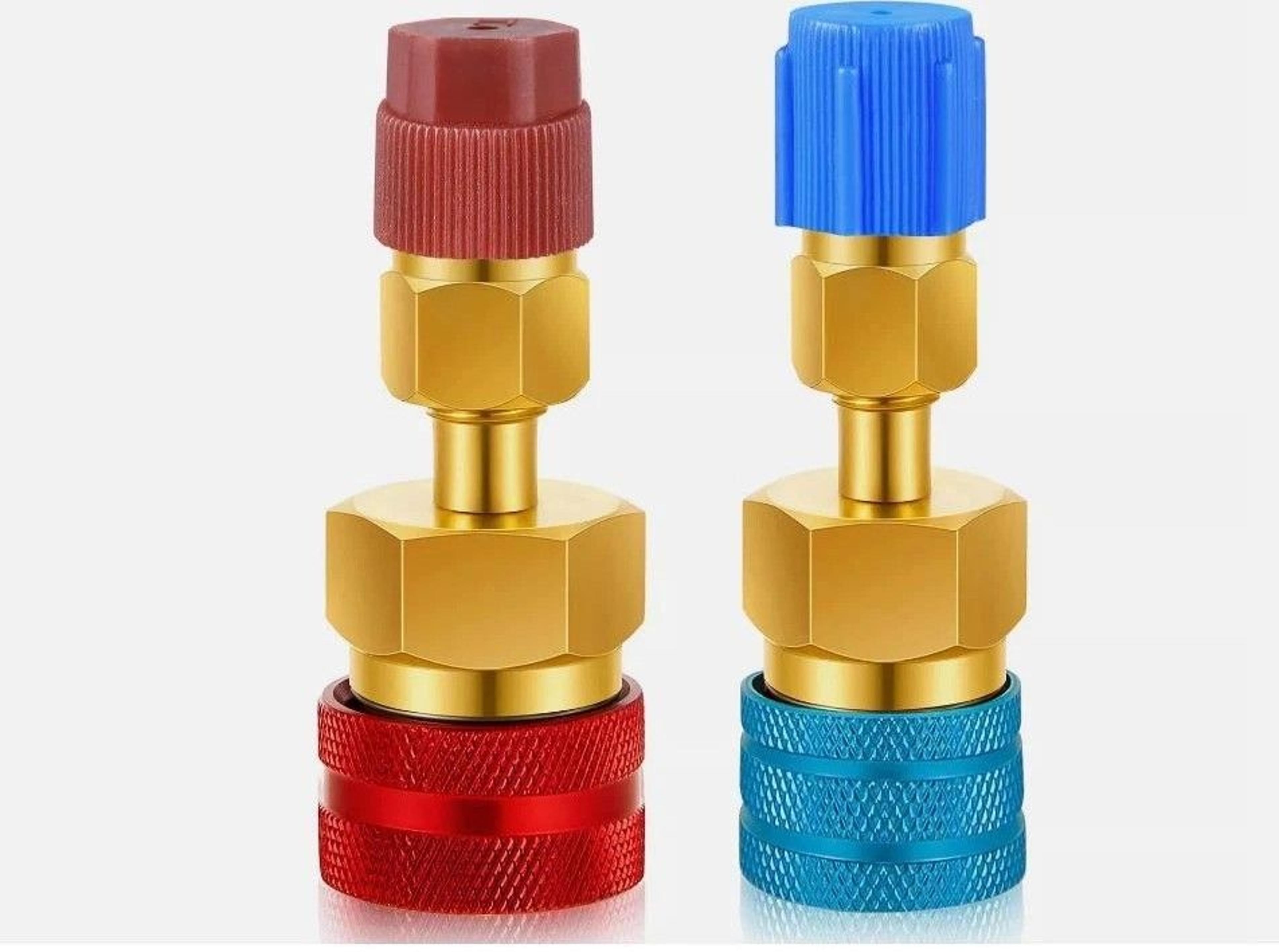 adapter kit brass quick couplers high low side car ac conversion