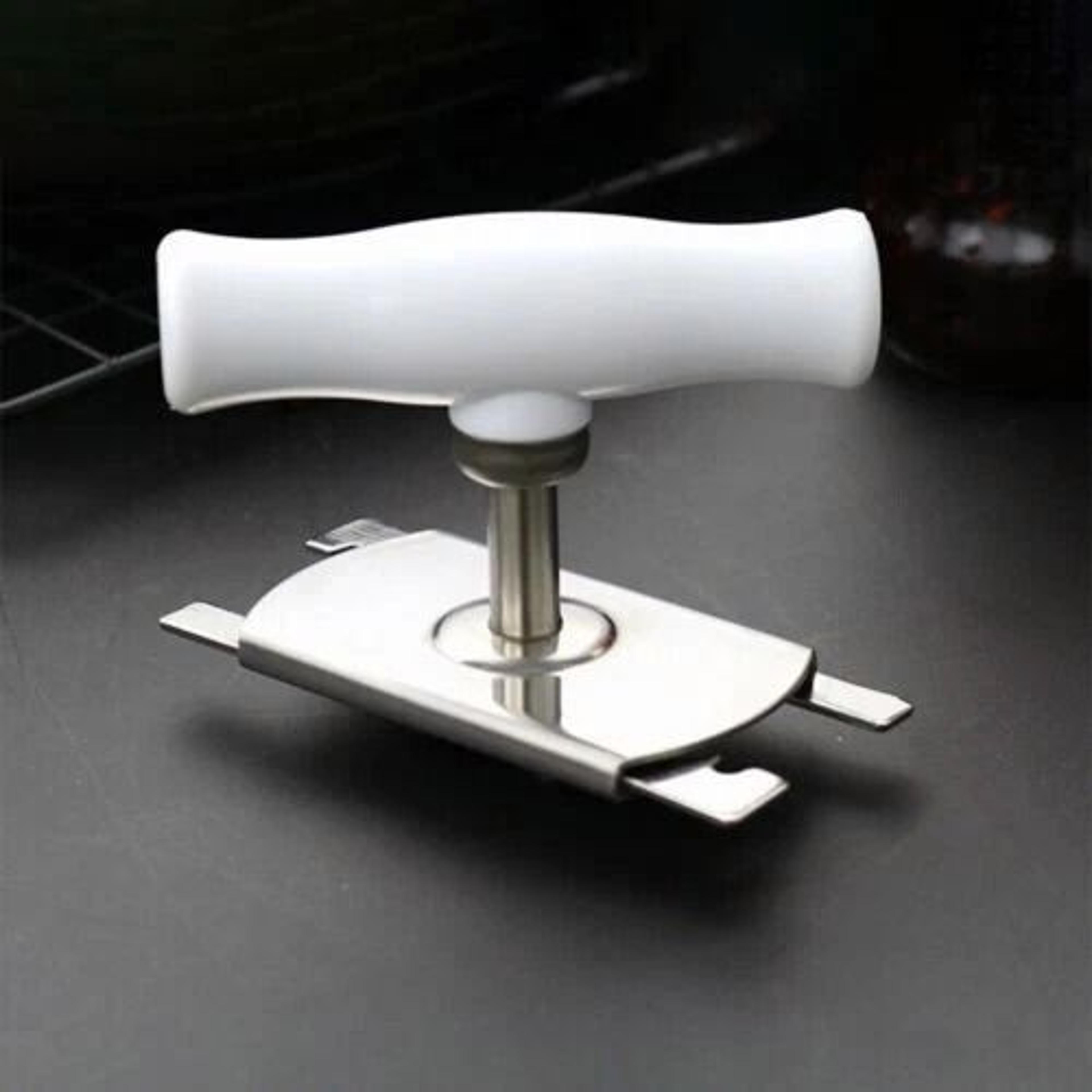 adjustable stainless steel jar opener and bottle opener for easy lid grip