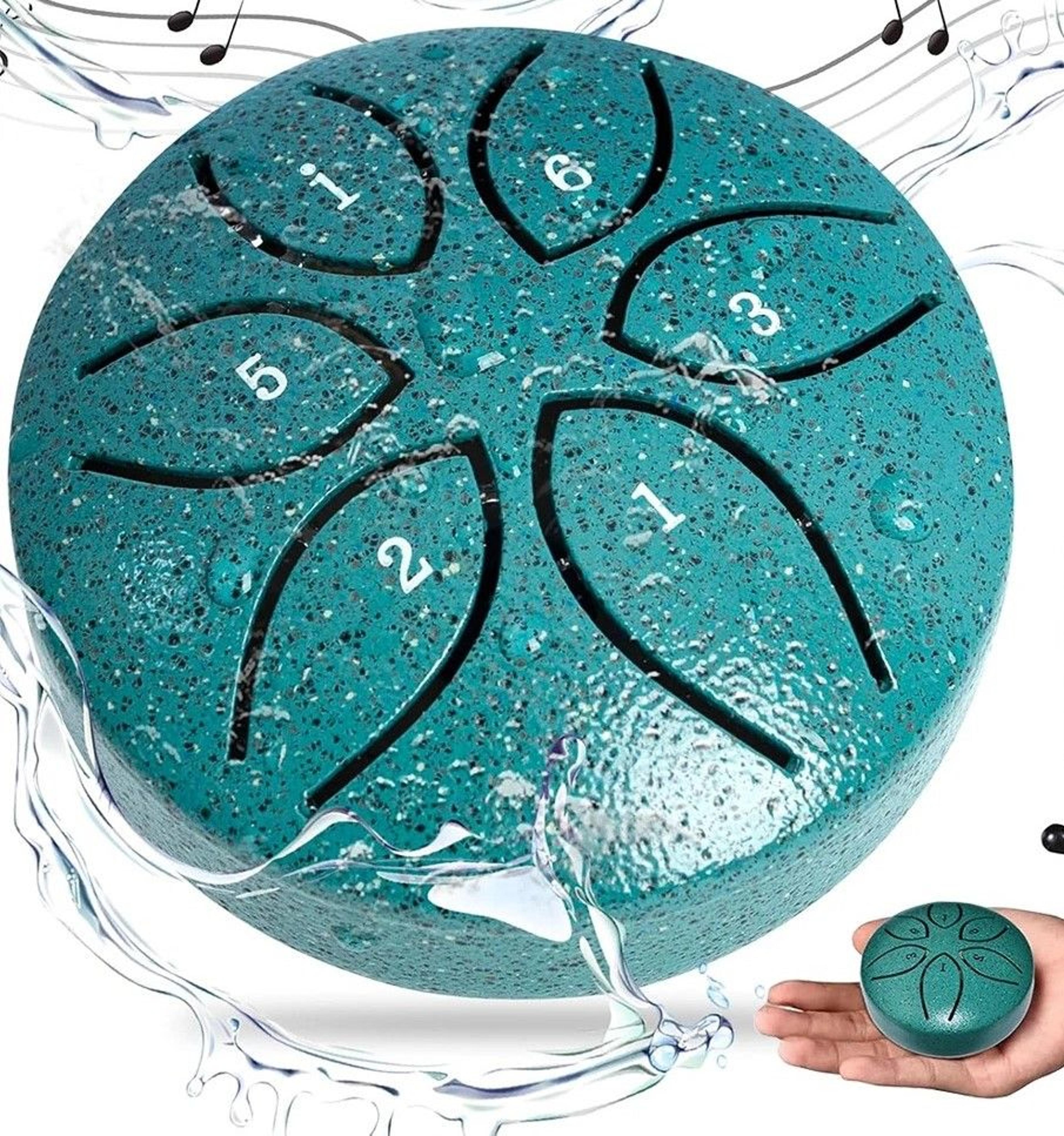 mini steel tongue drum note rain drum for outside garden meditation