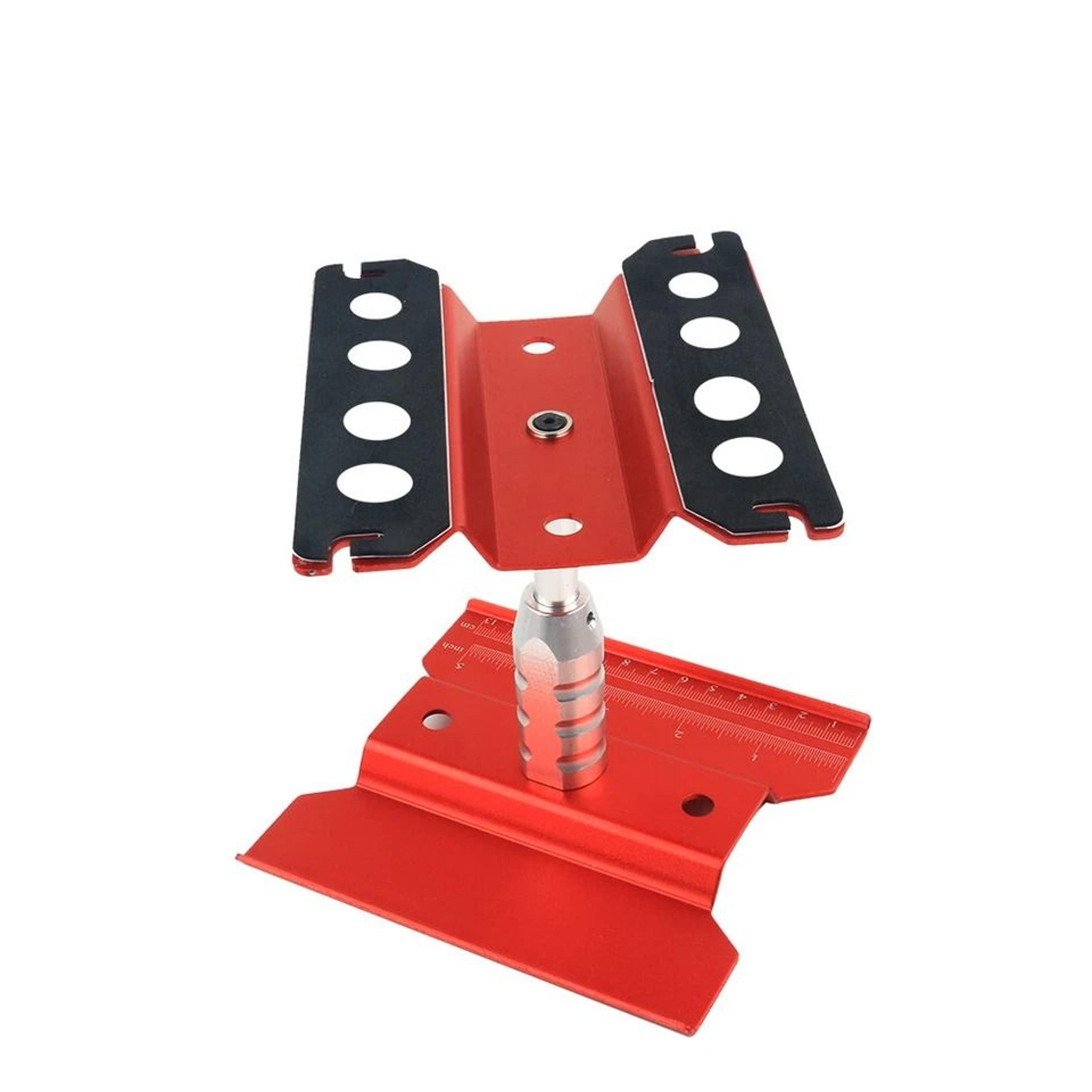 rc car repair stand with screw tray