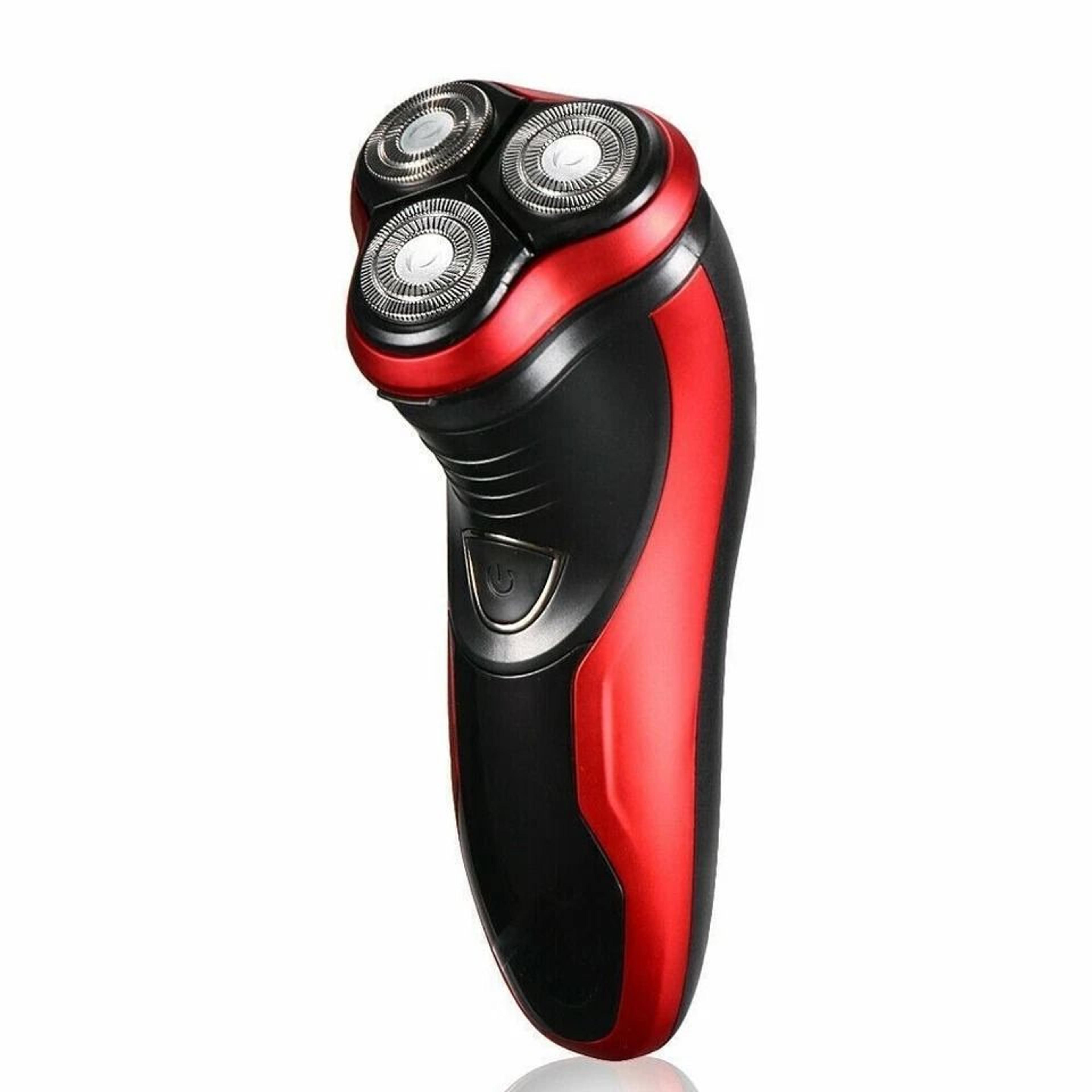 cordless rotary electric shaver for men wet dry razor with pop up trimmer