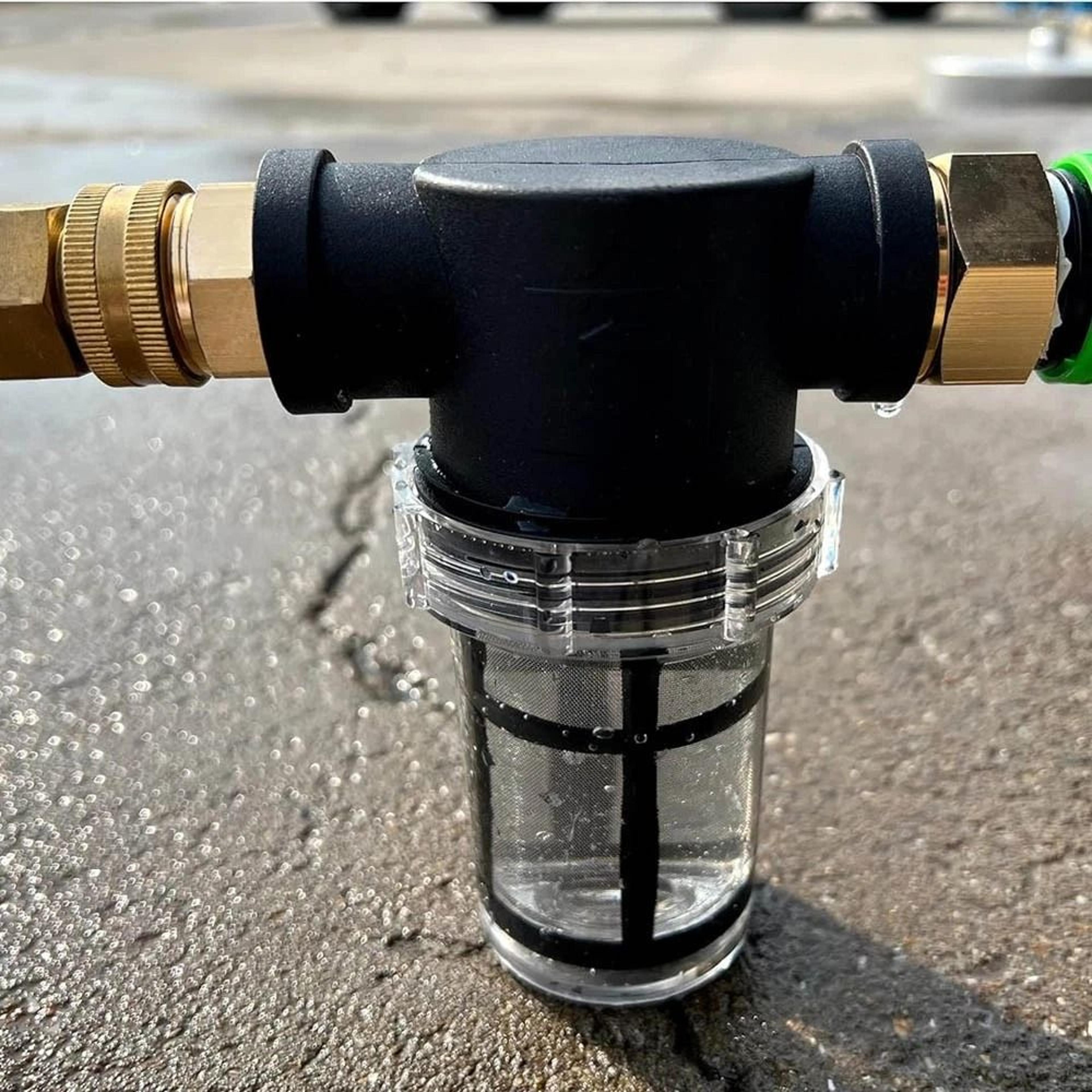 garden hose inlet filter for pressure washer & washing machine inline sediment water filter