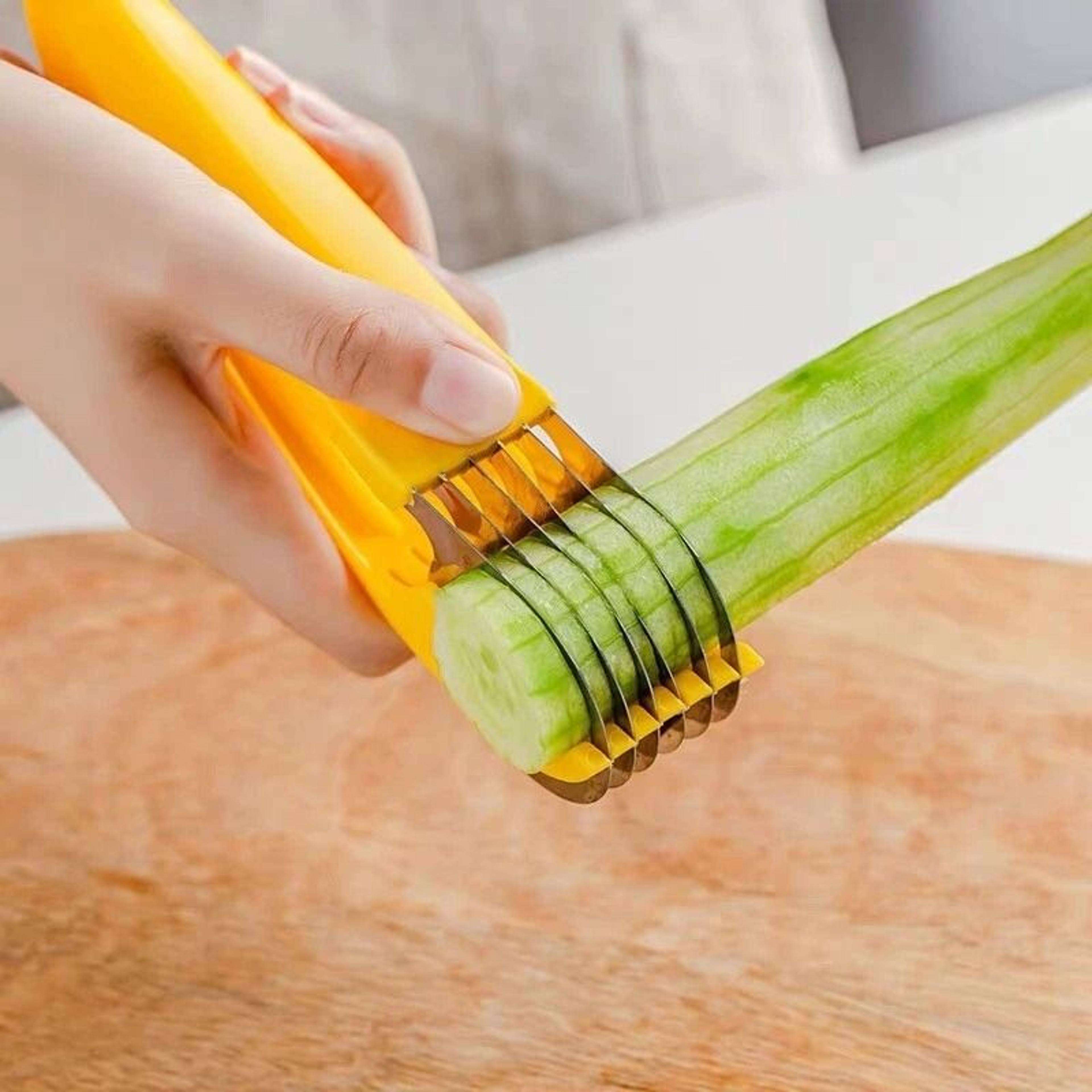easy banana slicer and fruit cutter for quick snacks