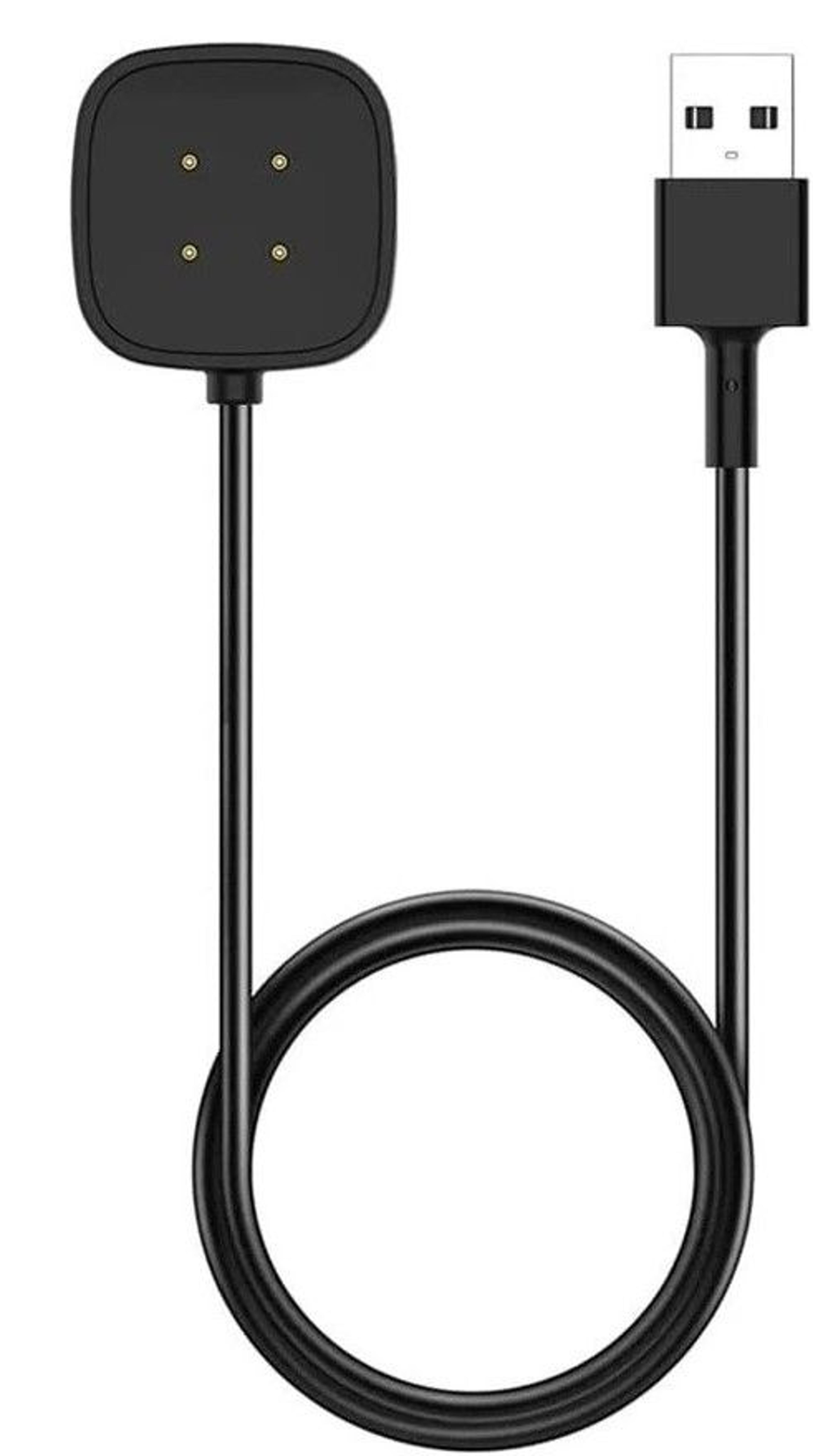 fitbit versa sense usb charger dock with cable
