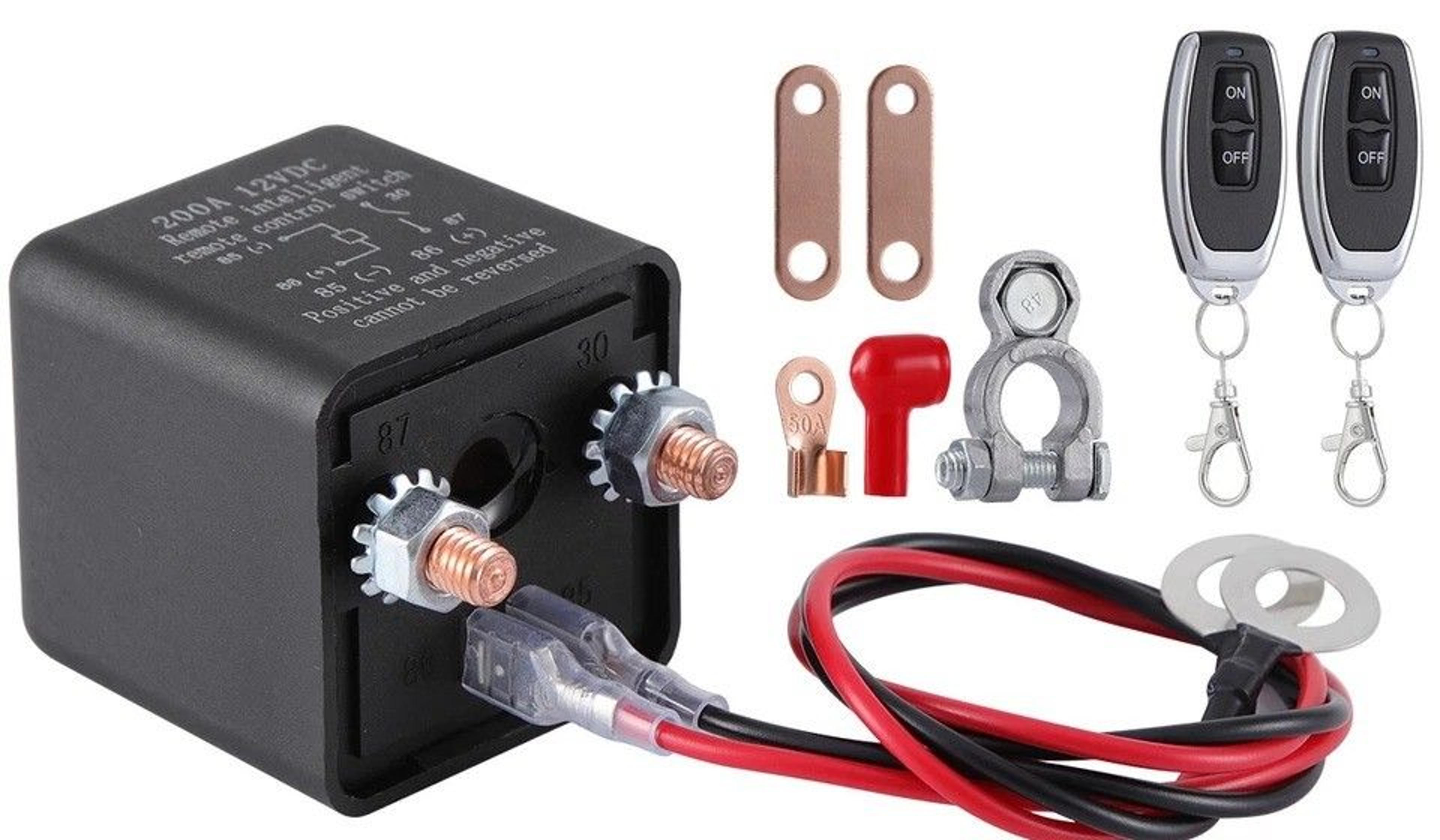 remote car battery disconnect switch anti theft isolator