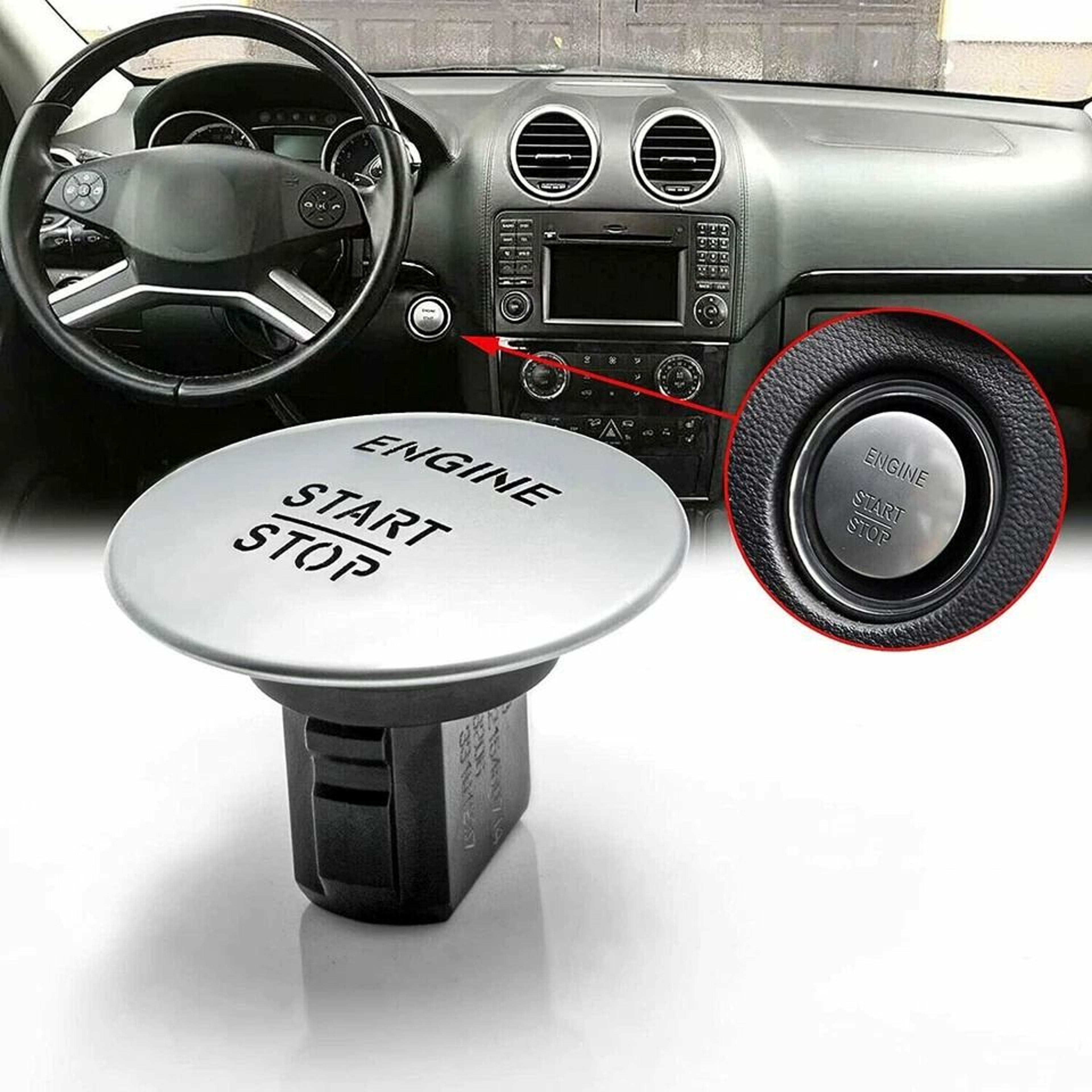 mercedes push start button keyless go engine start stop switch