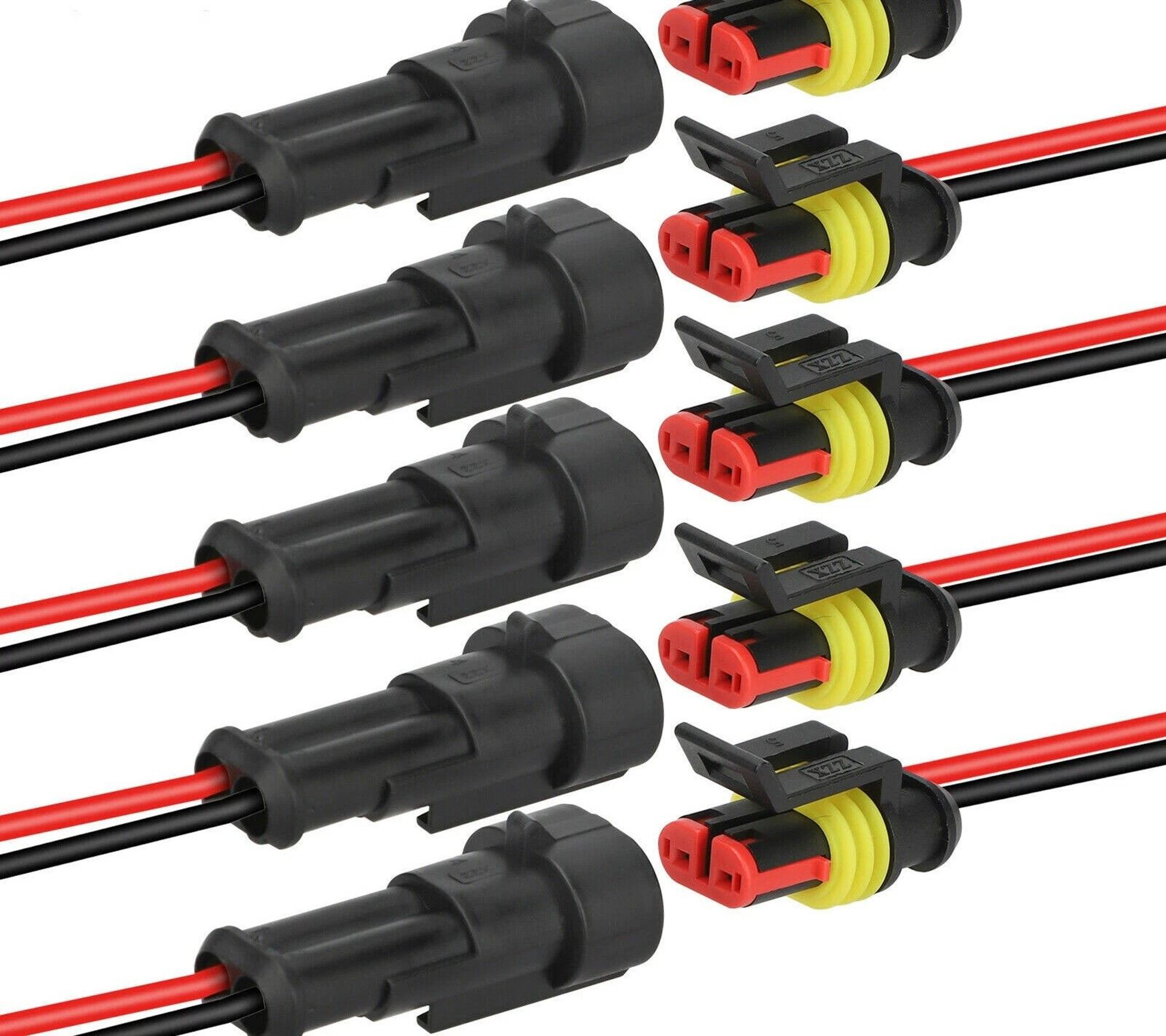 electrical connector set for car wiring
