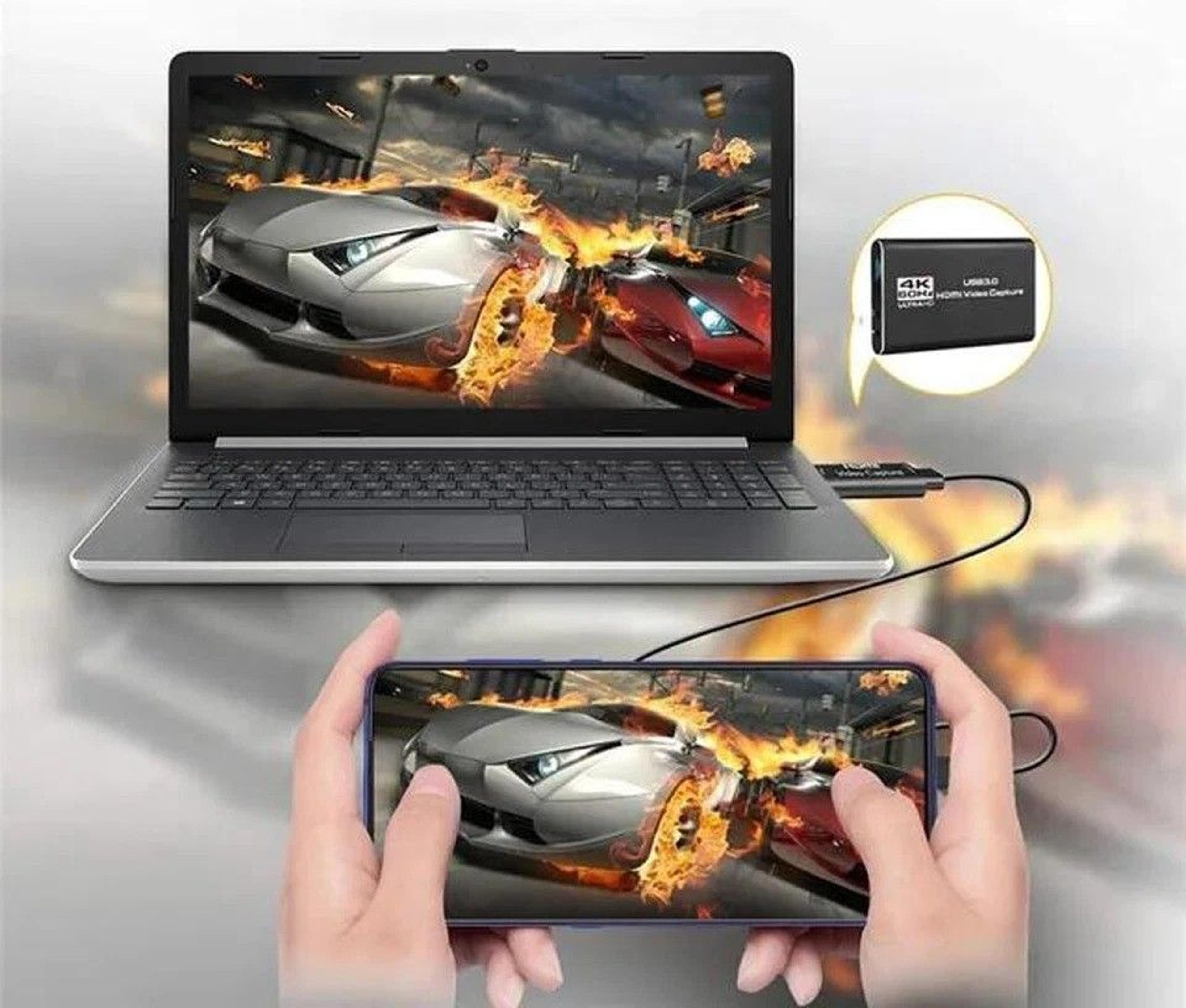 hdmi capture card usb video recording adapter for streaming & content creation