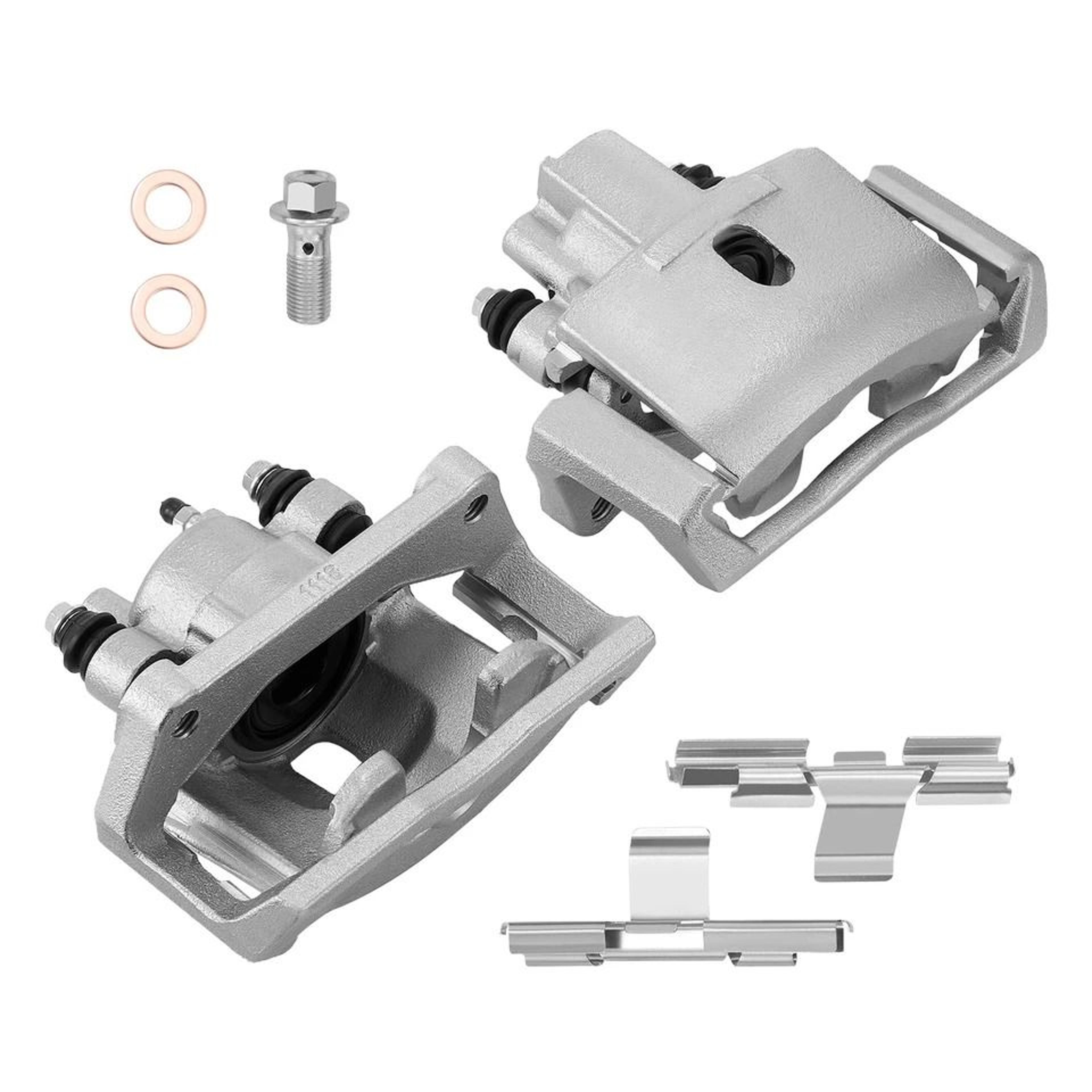 dodge ram rear brake calipers pair with brackets