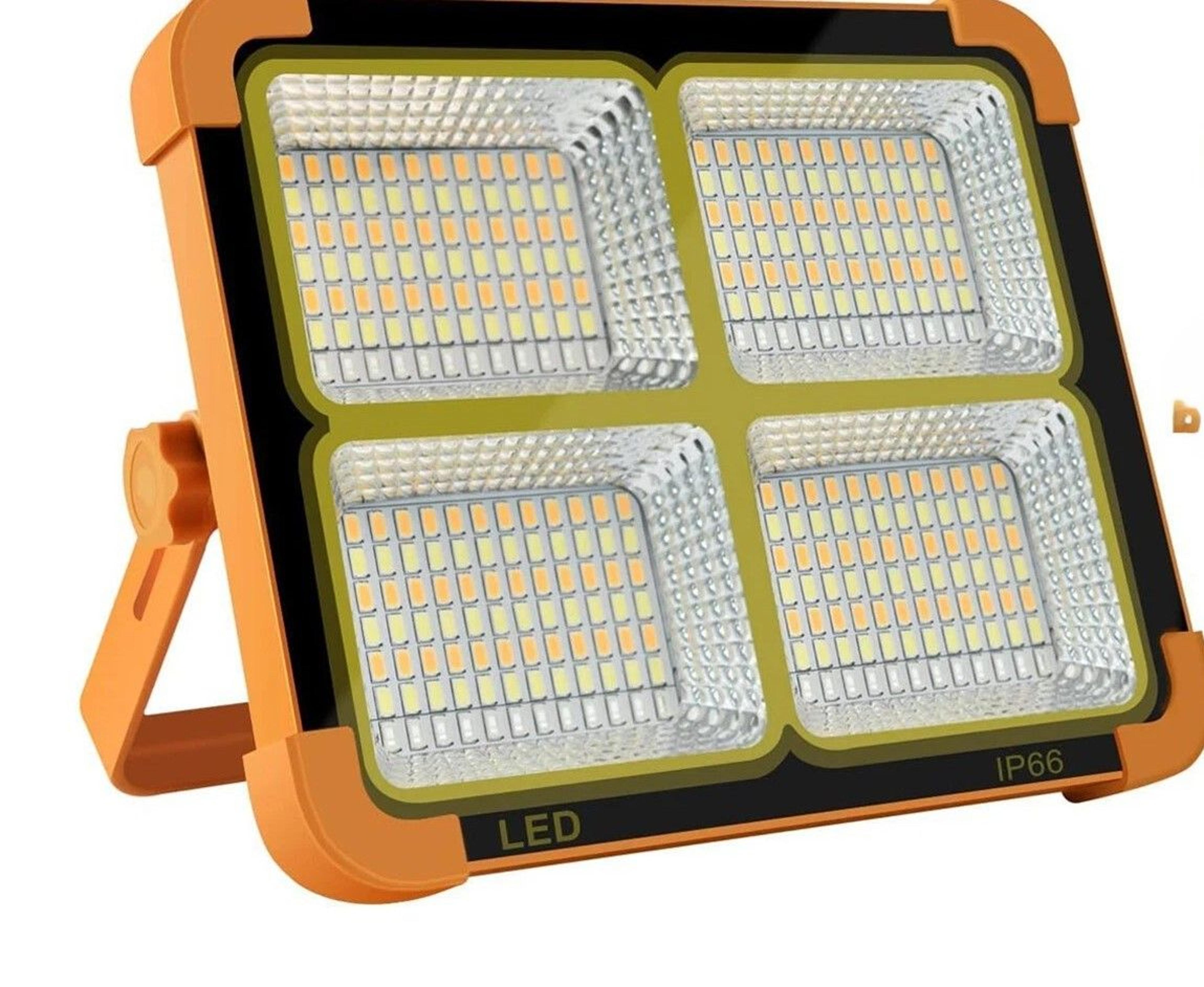 solar work light rechargeable led camping light