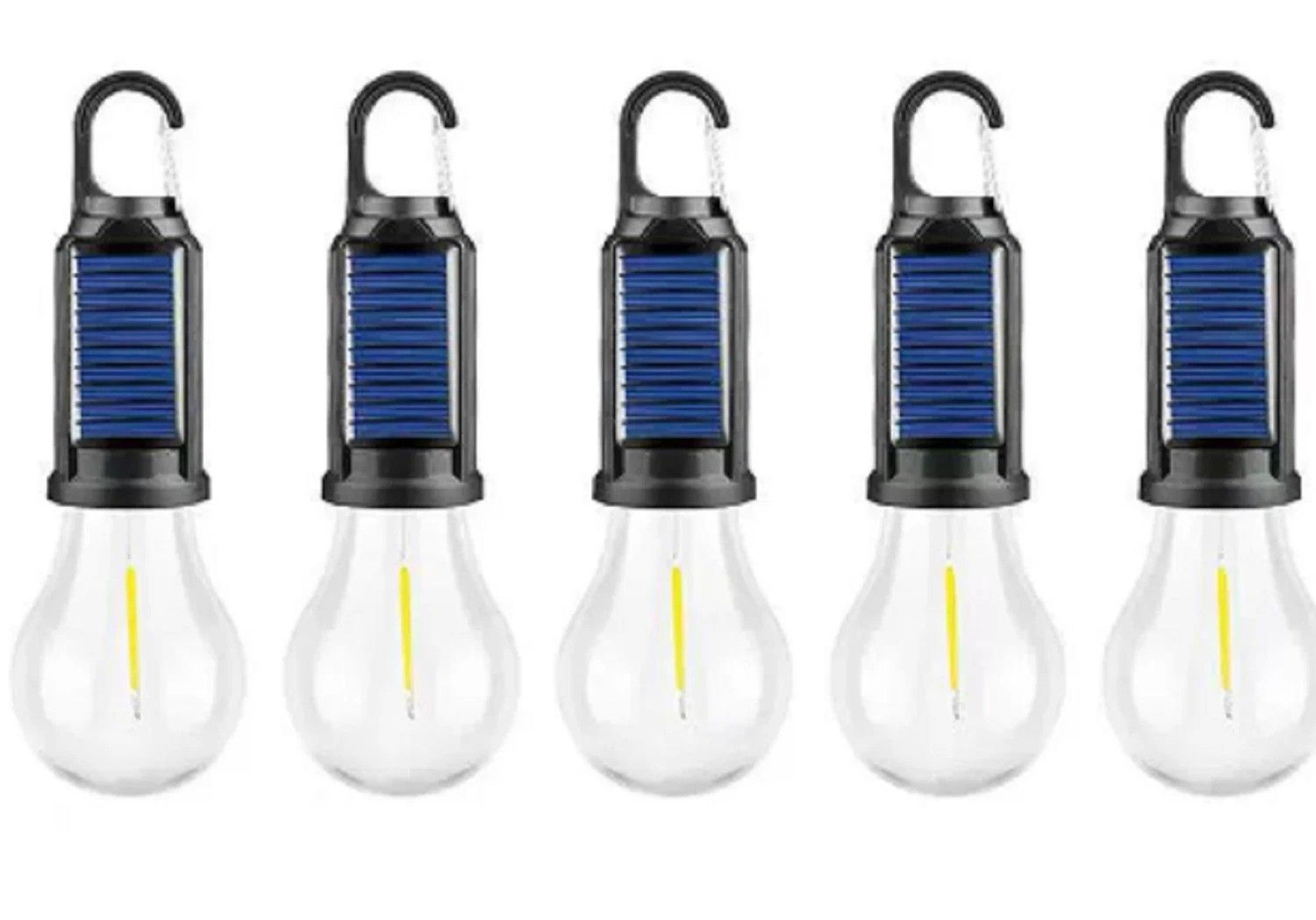 solar hanging lights waterproof led tent lights for camping patio and emergency use