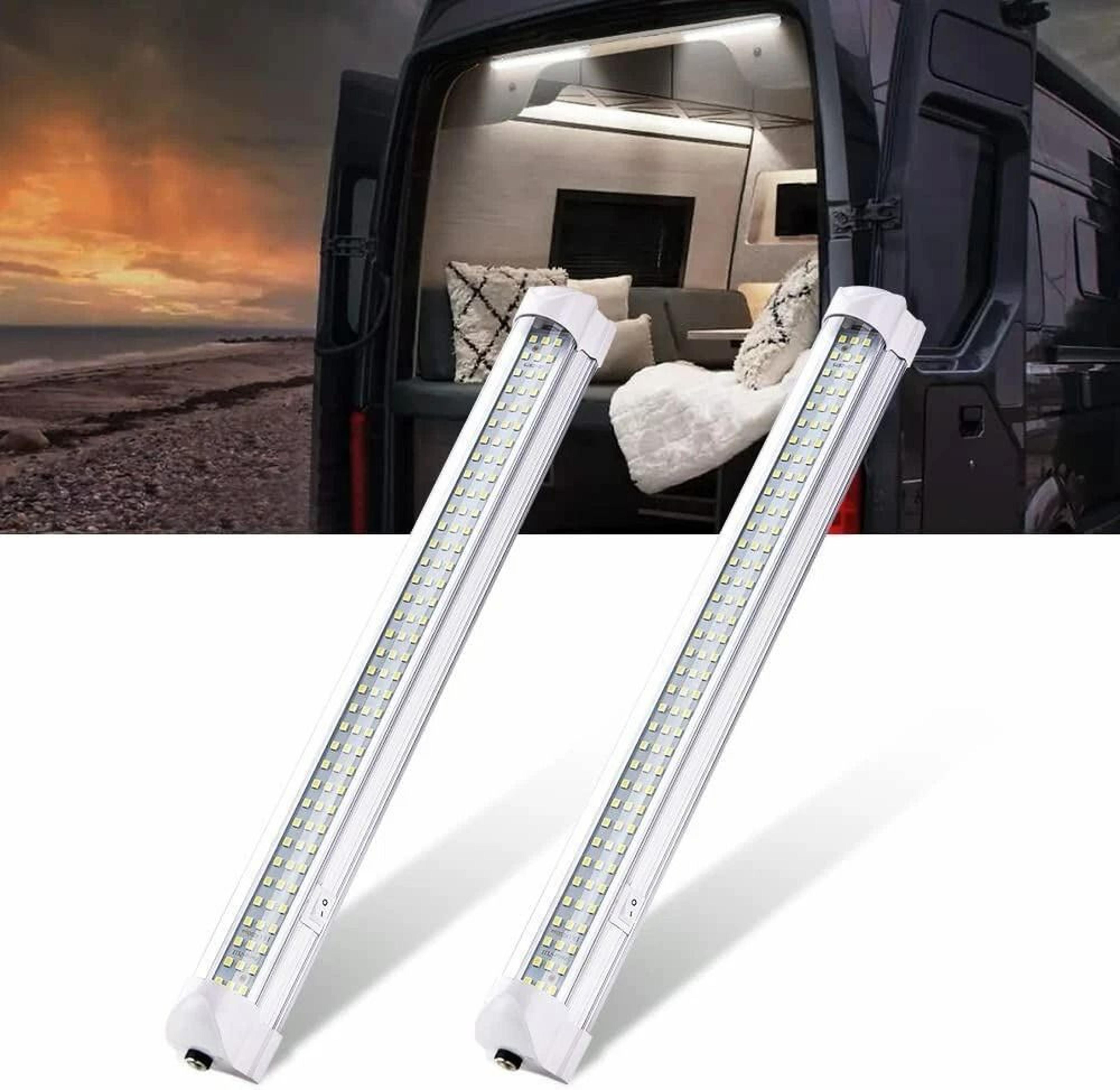 car interior led light bar with switch for rv truck boat
