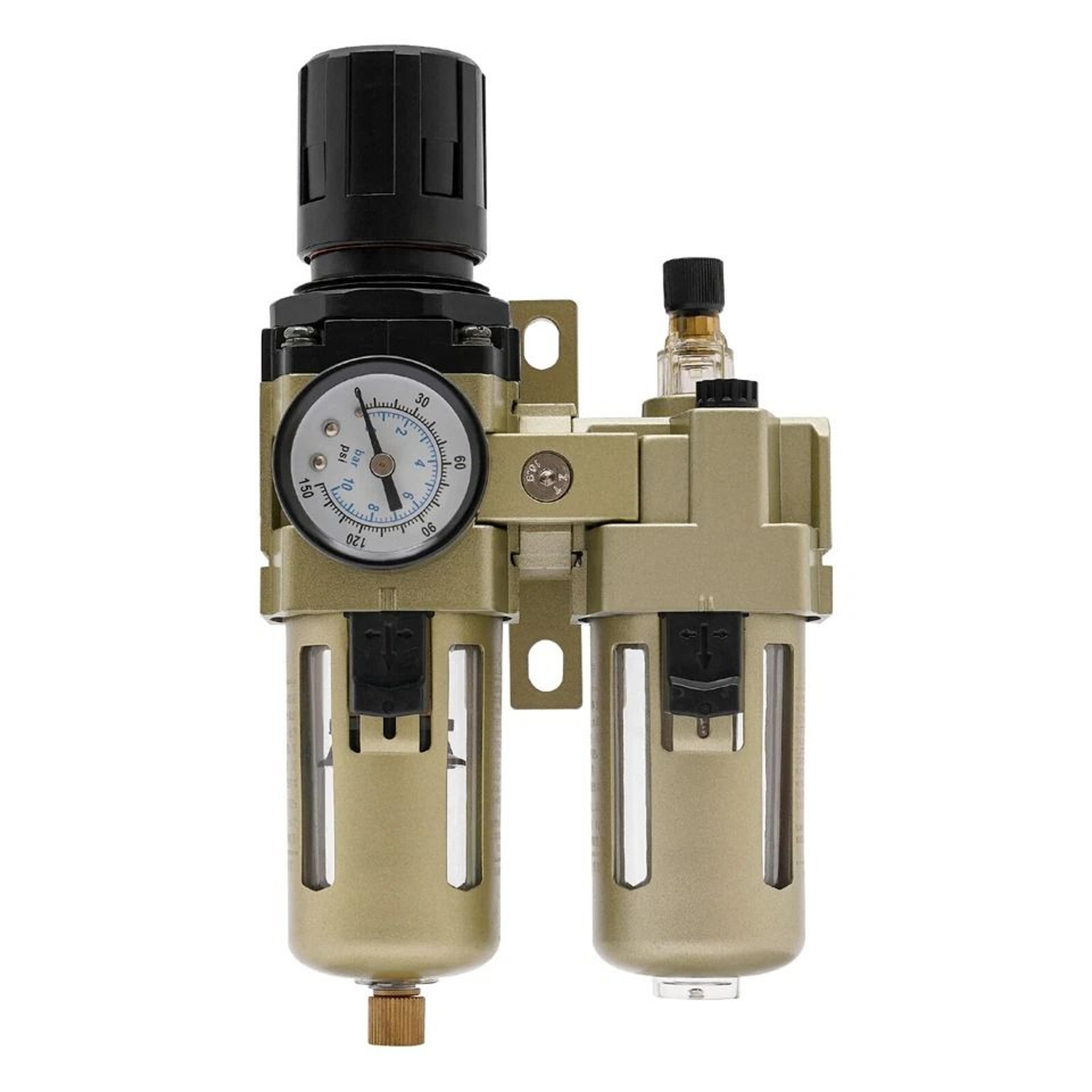 air compressor oil filter & water separator trap regulator for smooth performance