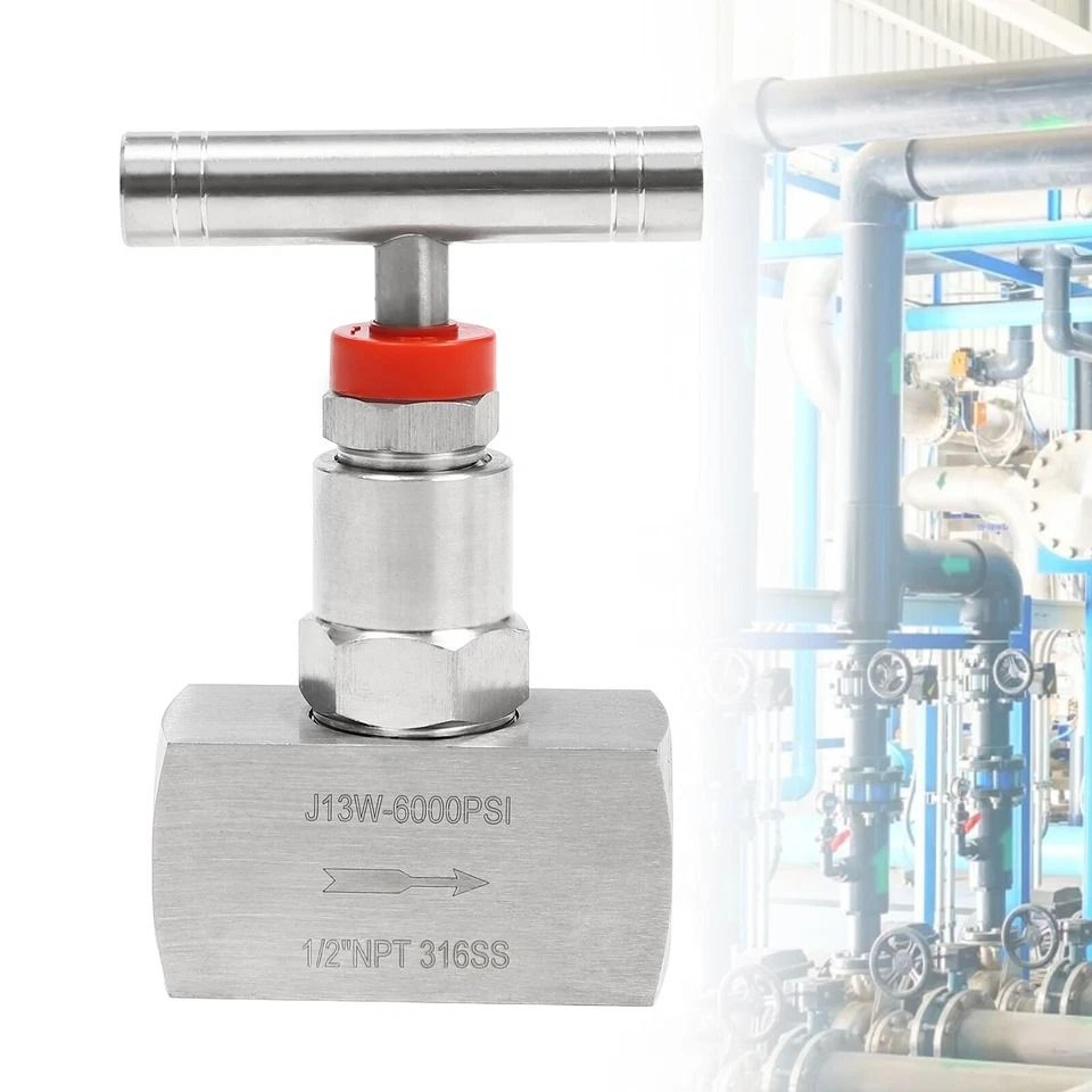 stainless hydraulic flow control needle valve