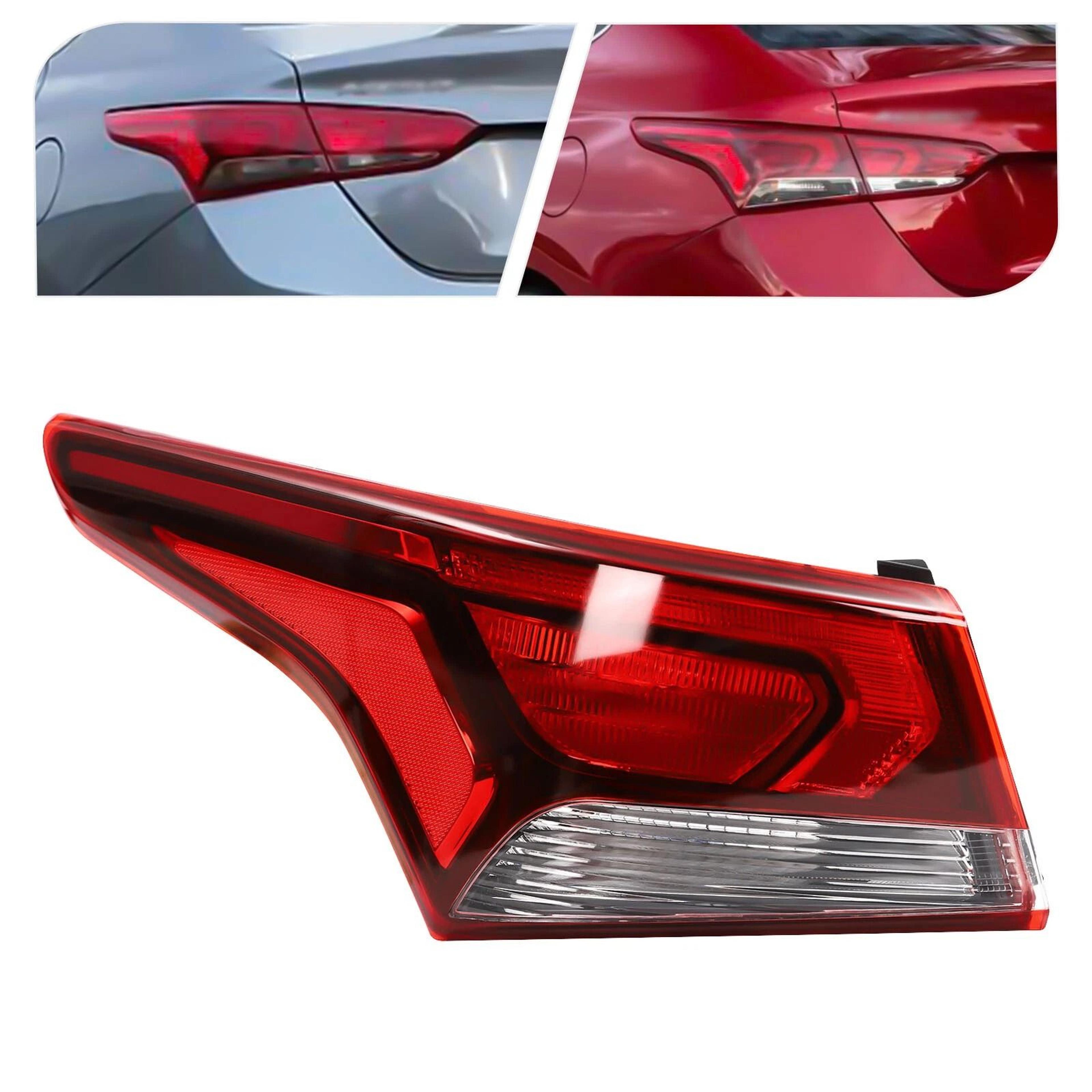hyundai accent tail light left driver side rear lamp