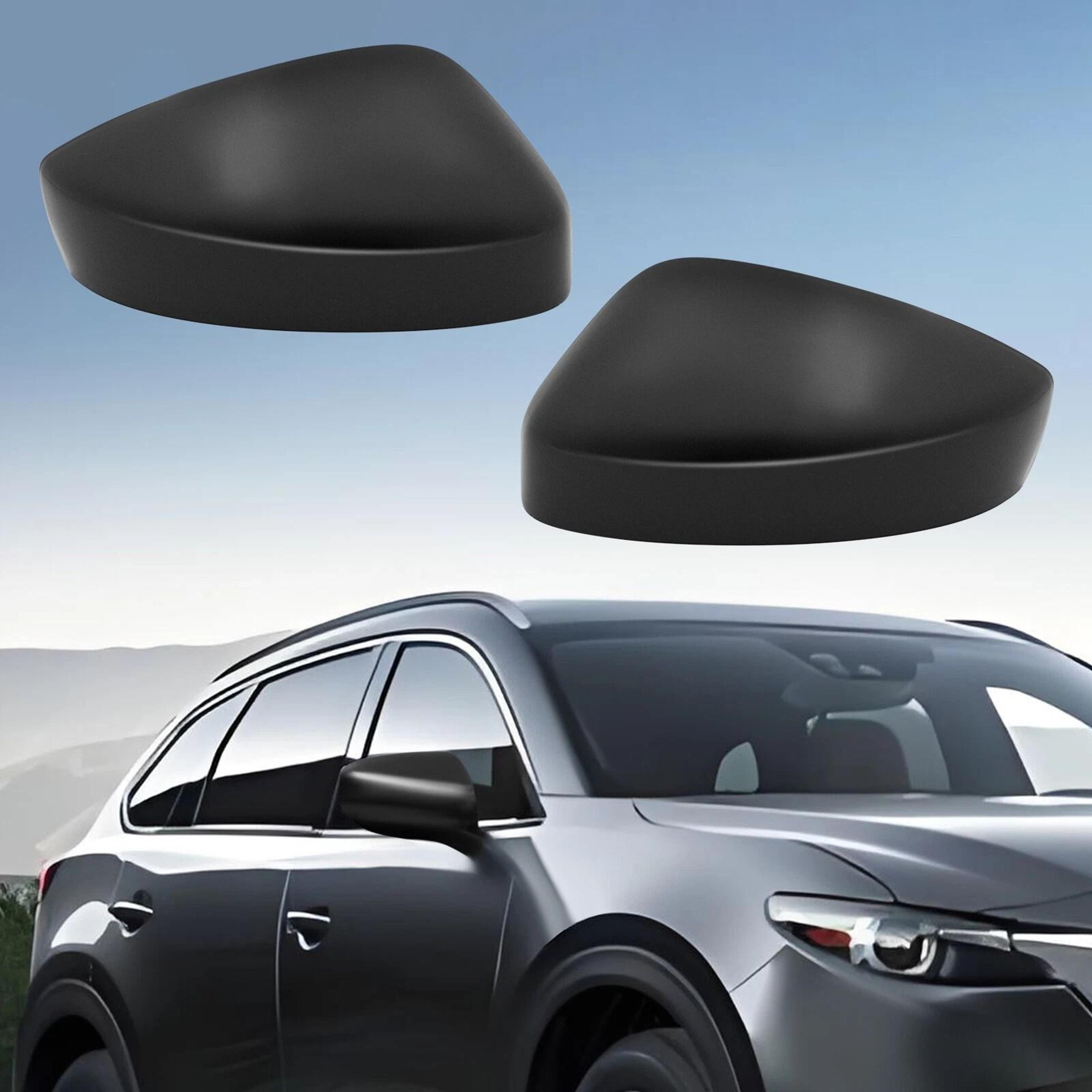 premium mazda mirror cover set exterior left & right replacement