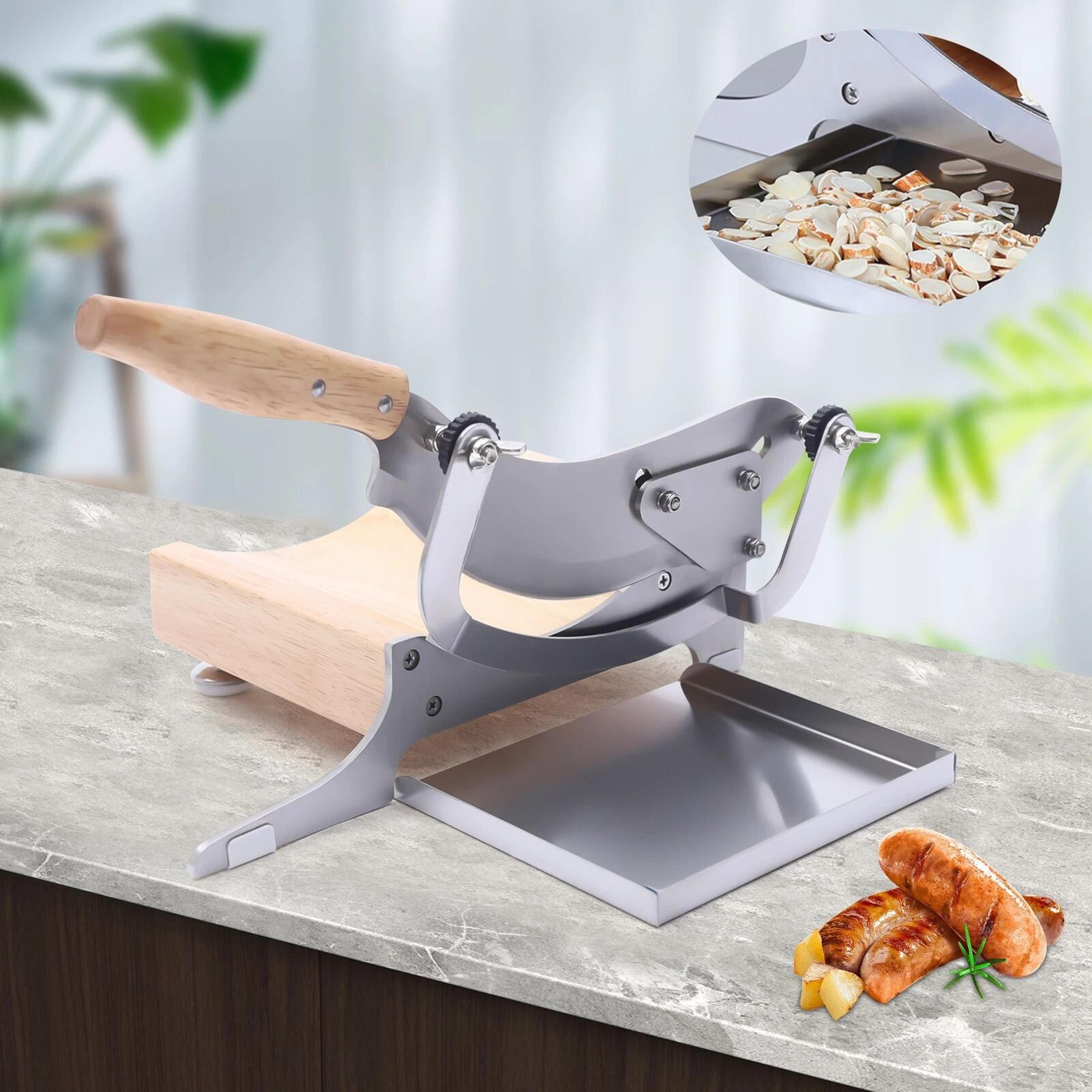 stainless steel manual meat slicer & frozen meat cutter precision bone slicer machine