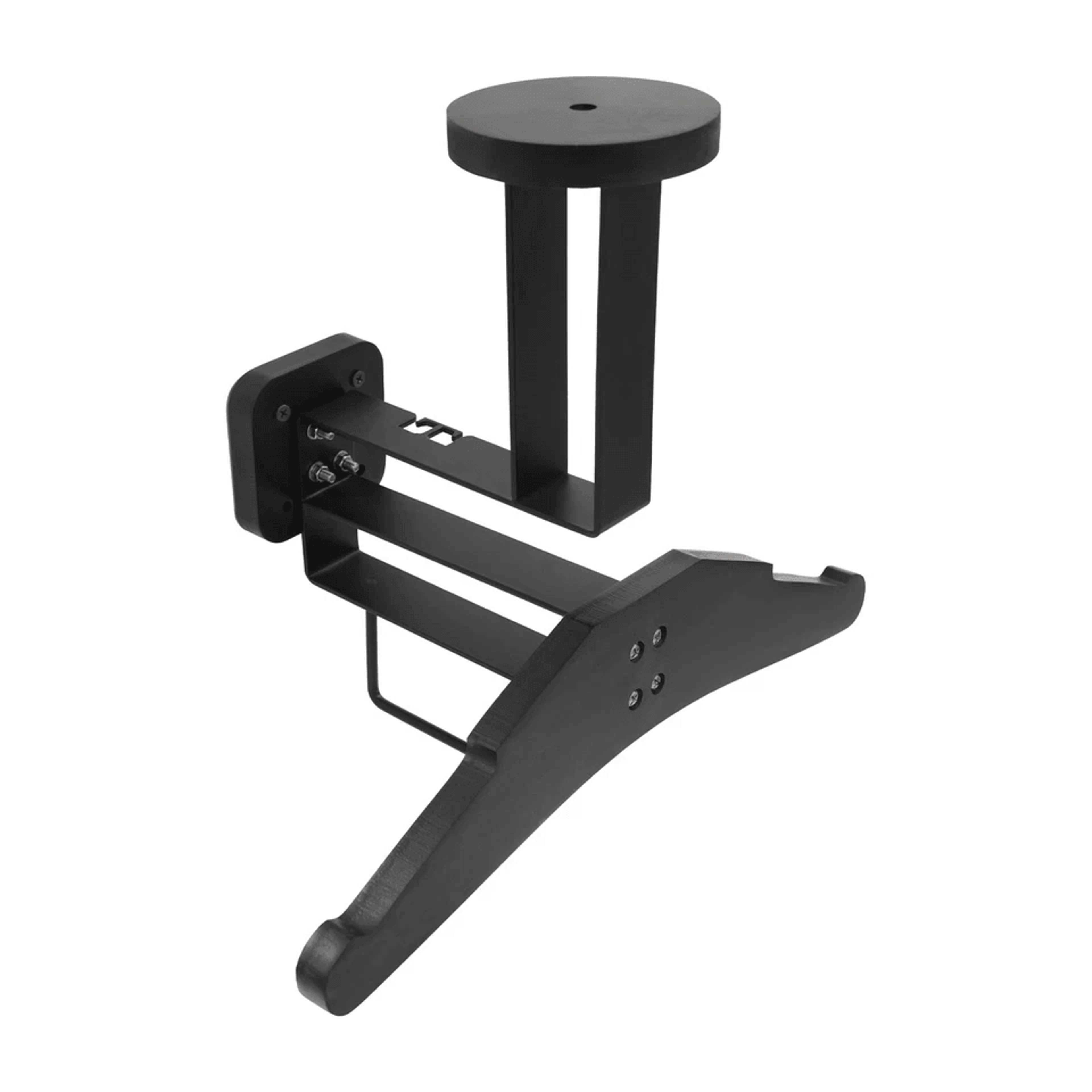 wall mounted motorcycle helmet holder & gear organizer