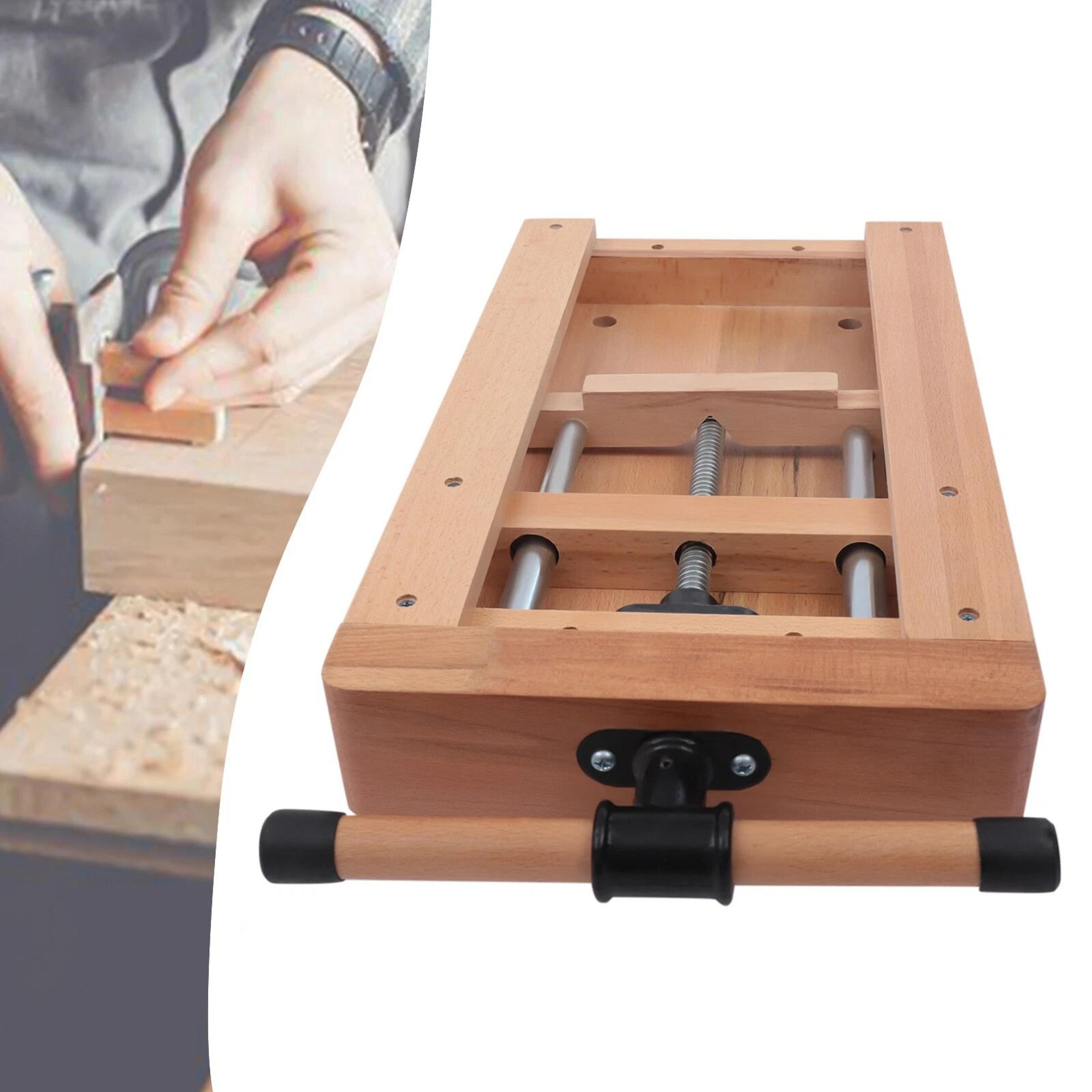portable wood workbench vise desktop woodworking clamp tool