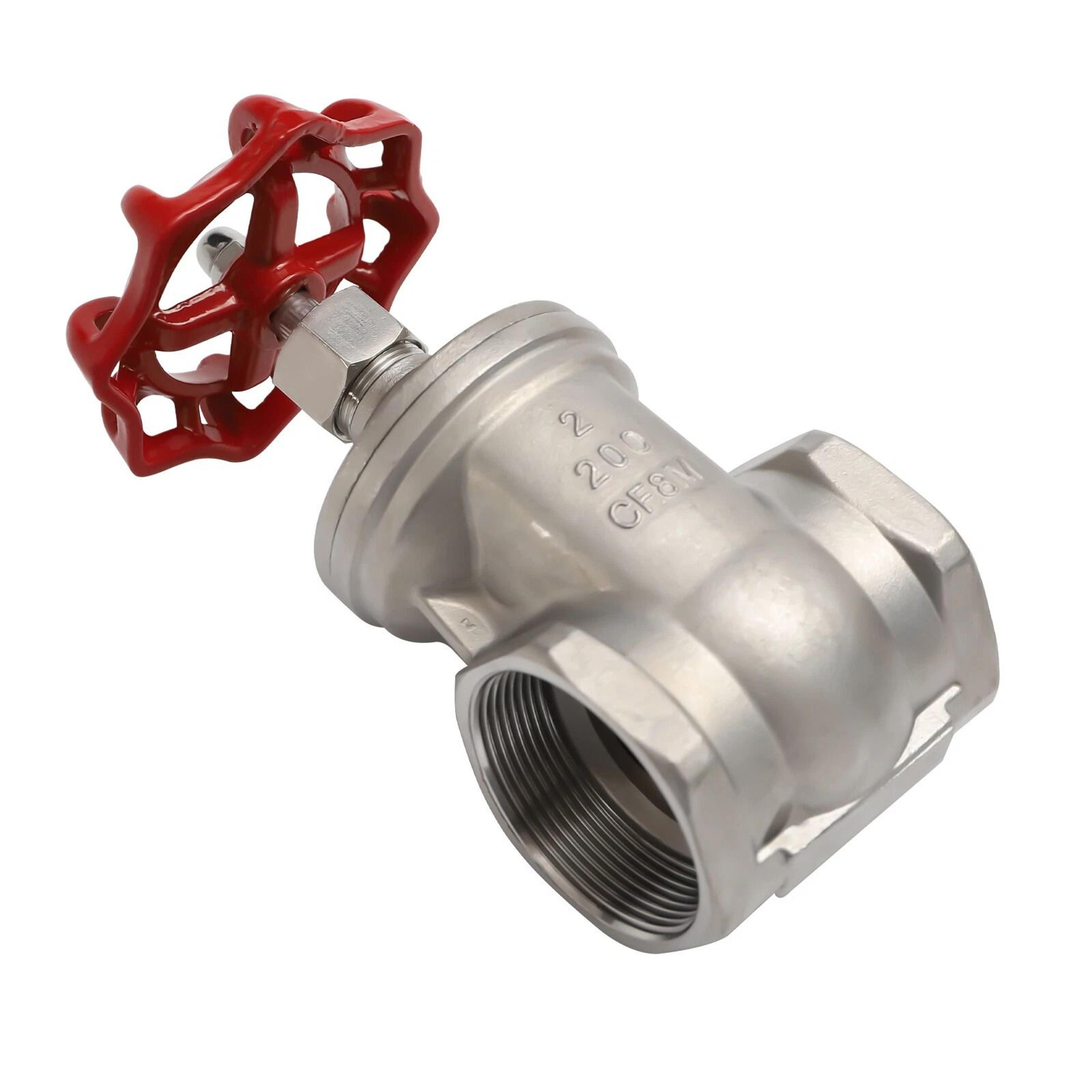 stainless steel gate valve industrial npt shut off control