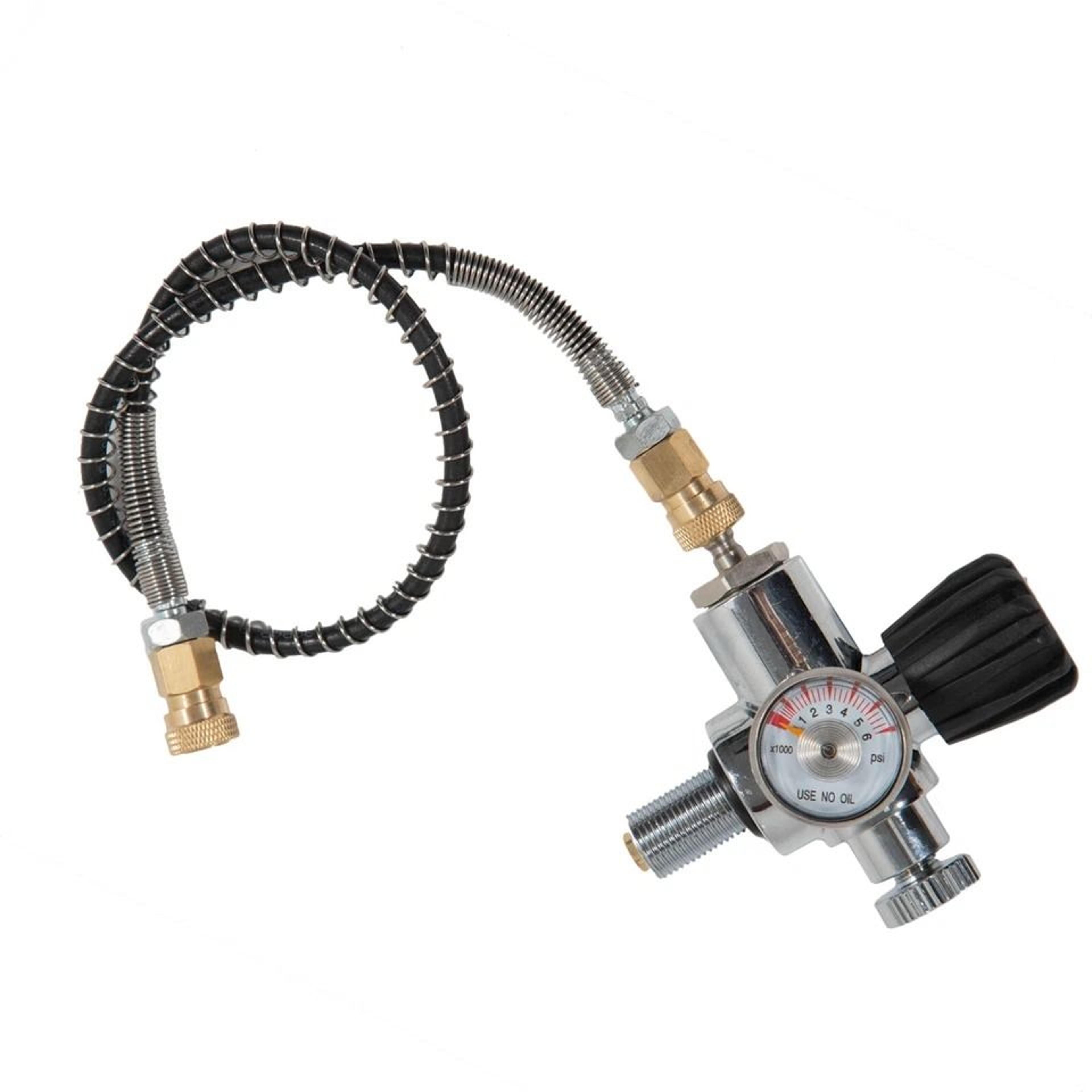 high-pressure pcp air tank hose with psi regulator fill station