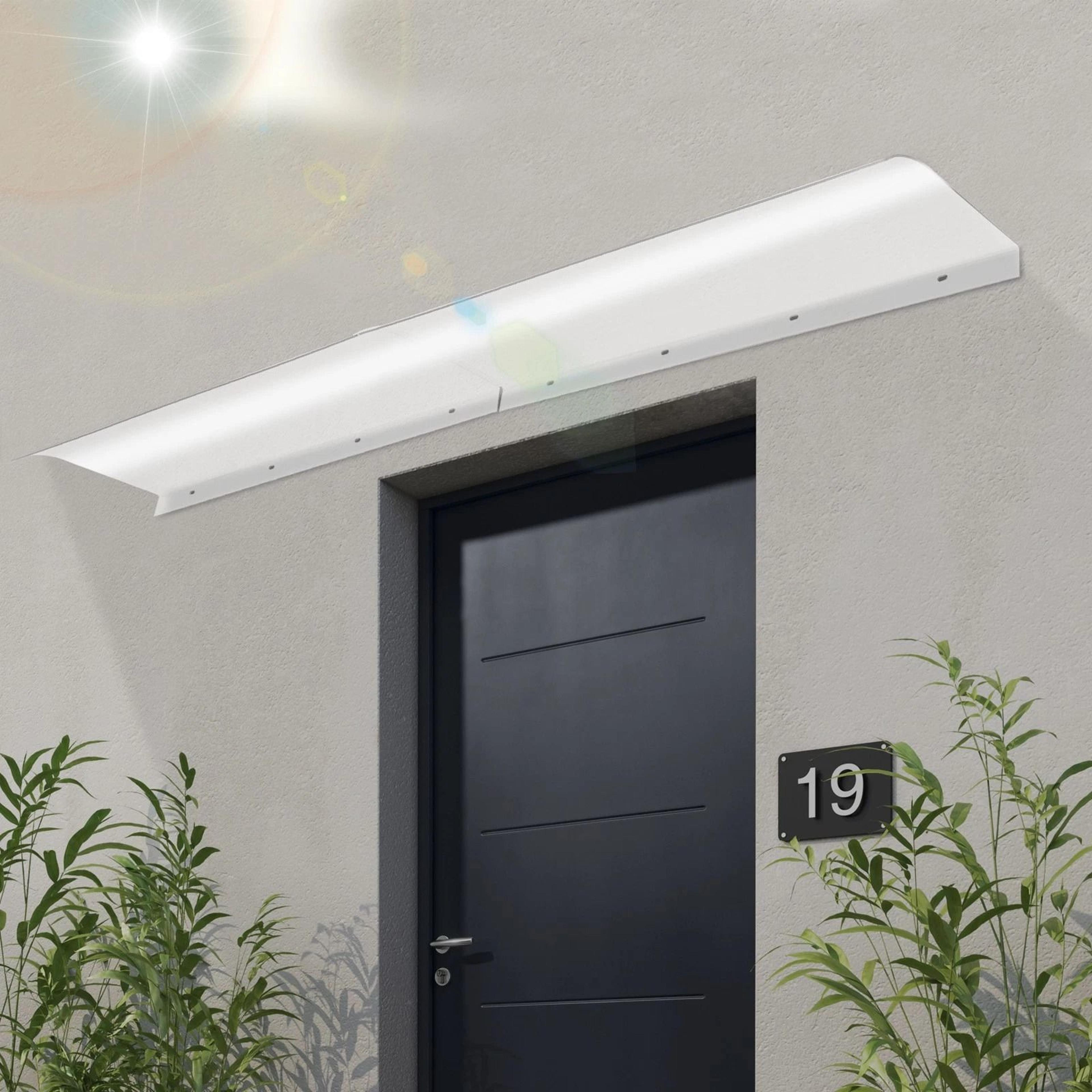 clear outdoor rain shelter cover & window awning canopy for front door protection