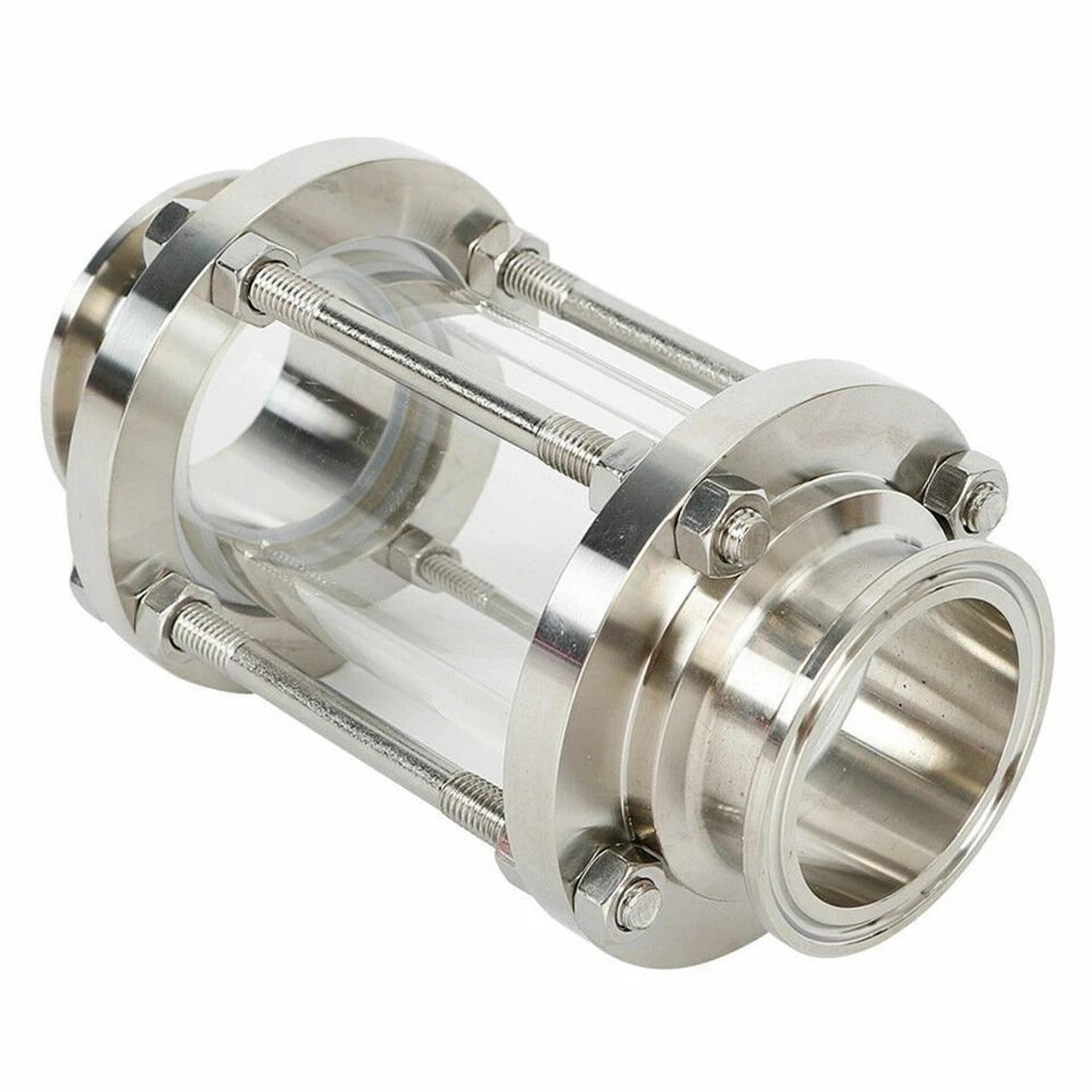 tri clamp sanitary sight glass stainless steel inline flow