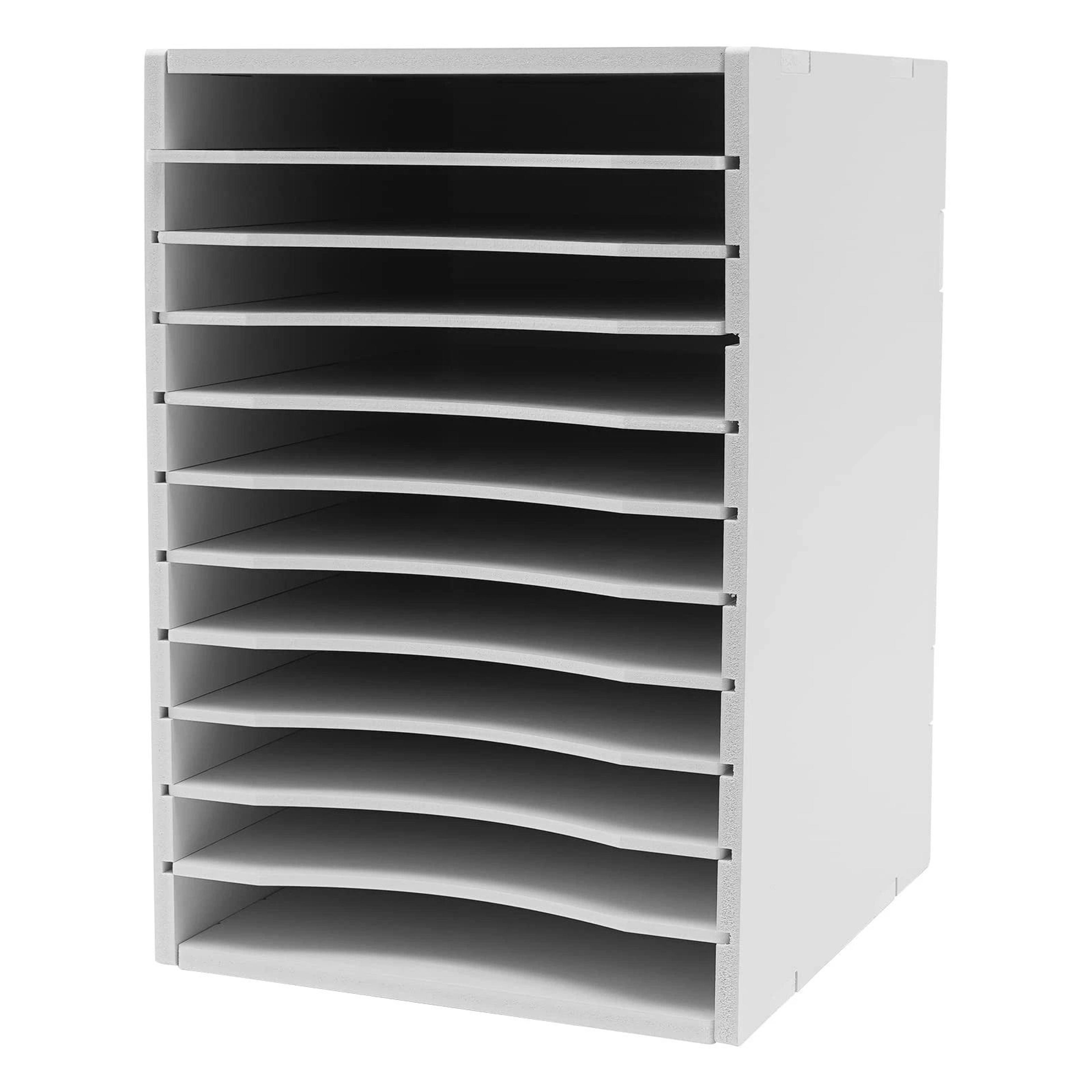 file organizer vertical desktop sorter with removable dividers