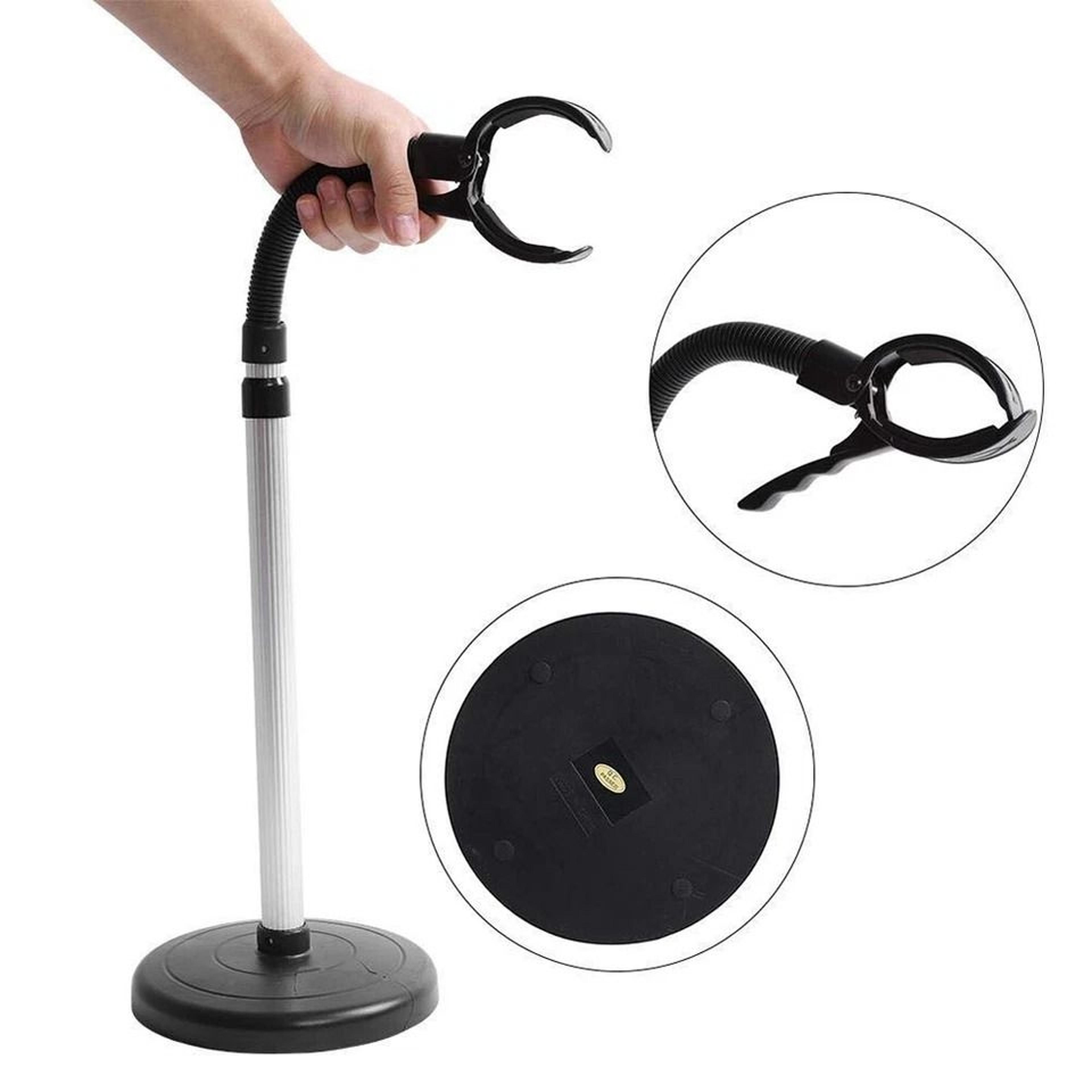premium hands free hair dryer stand suction cup mount holder