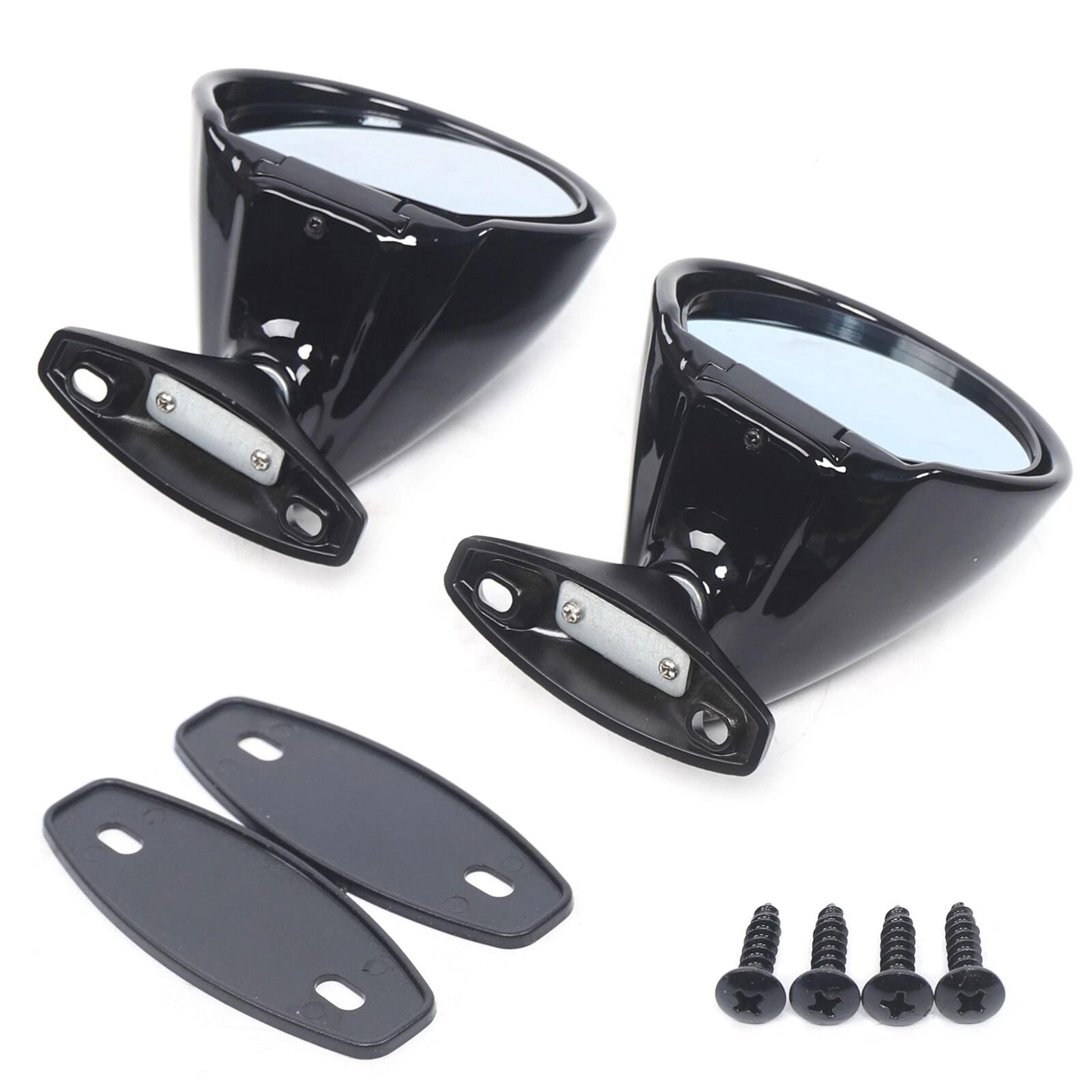 universal classic car side mirror pair durable plane rear view mirror set
