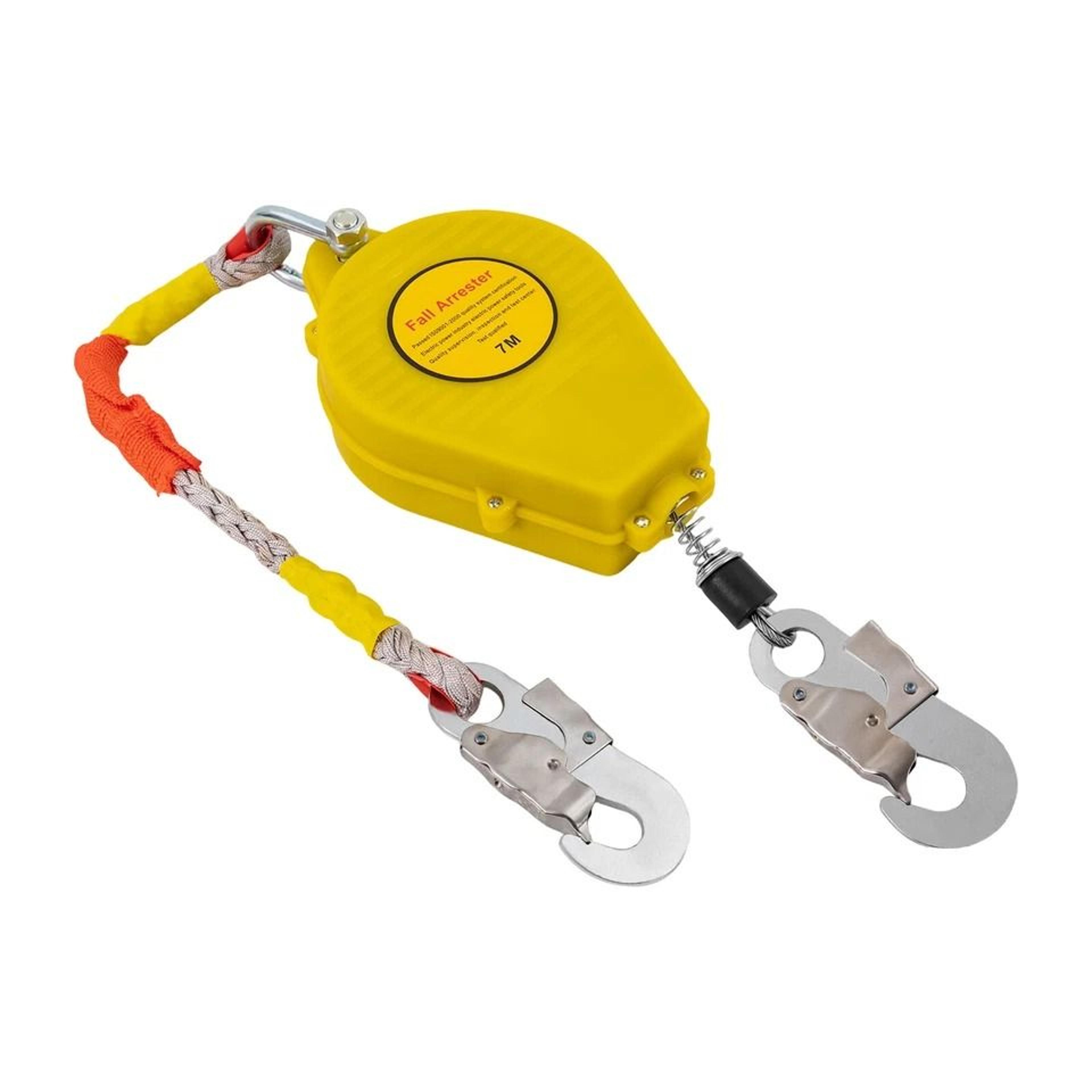 self retracting lifeline fall arrest lanyard safety rope