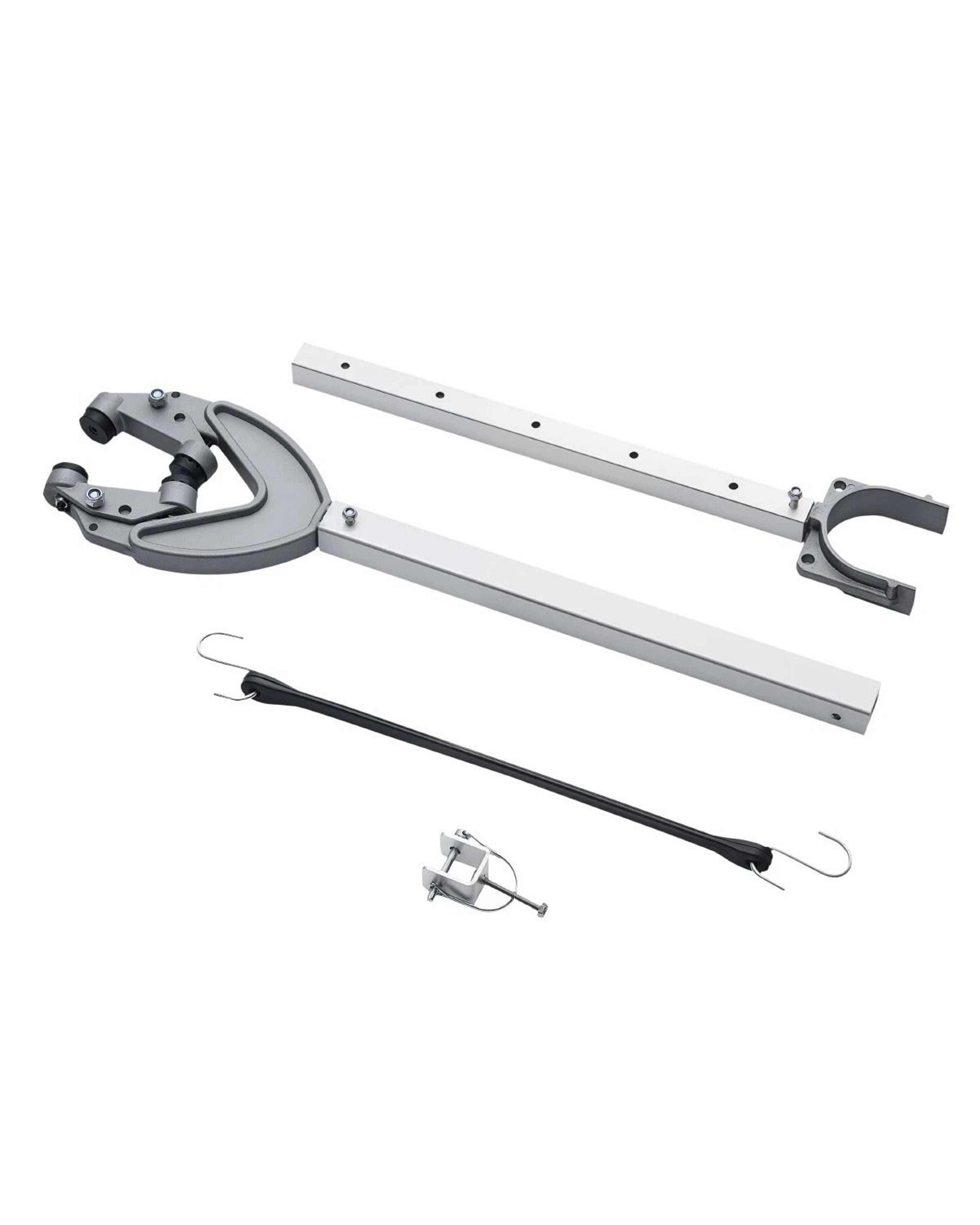 adjustable boat transom saver with reinforced head & motor support