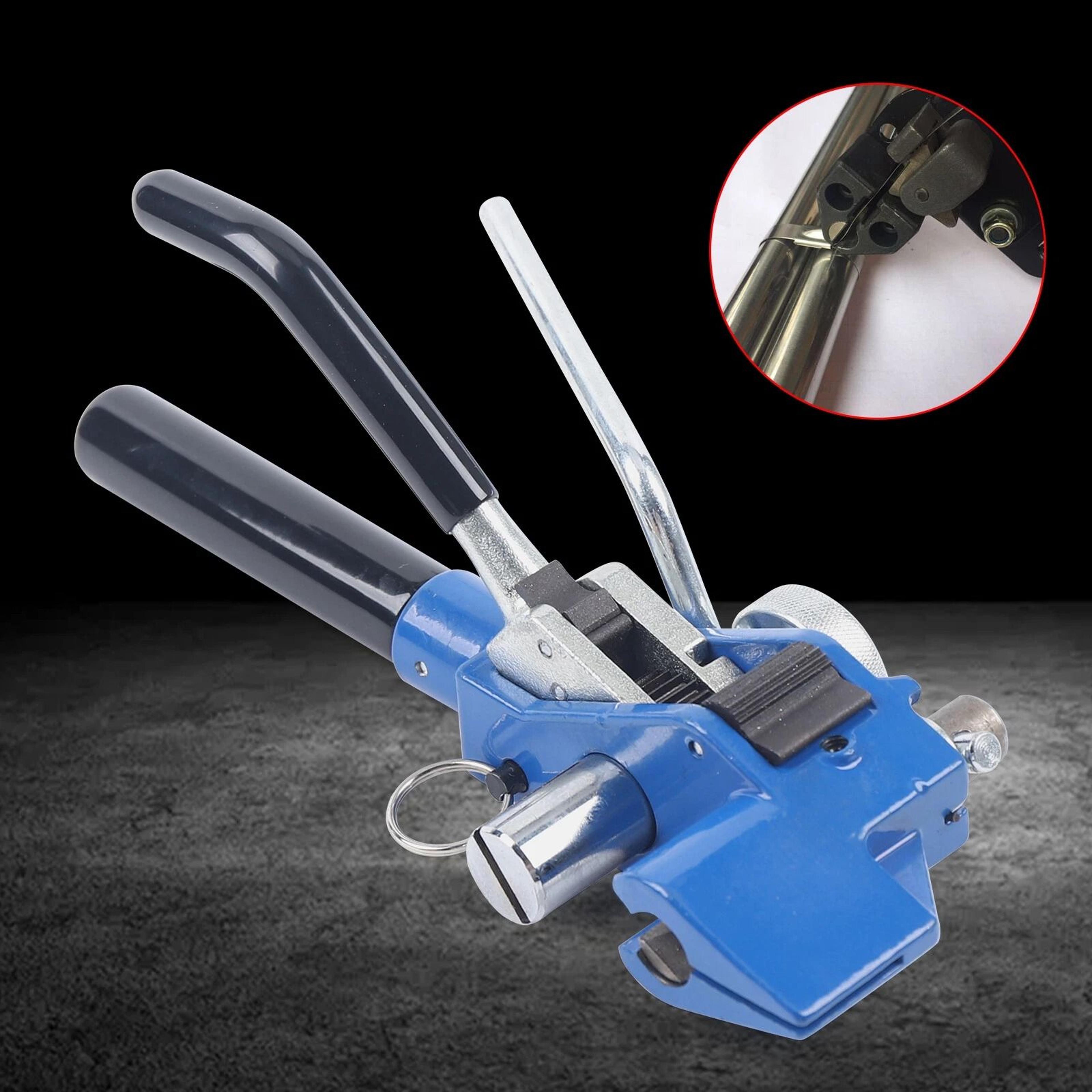heavy duty stainless steel cable tie tool & zip tie fastener gun