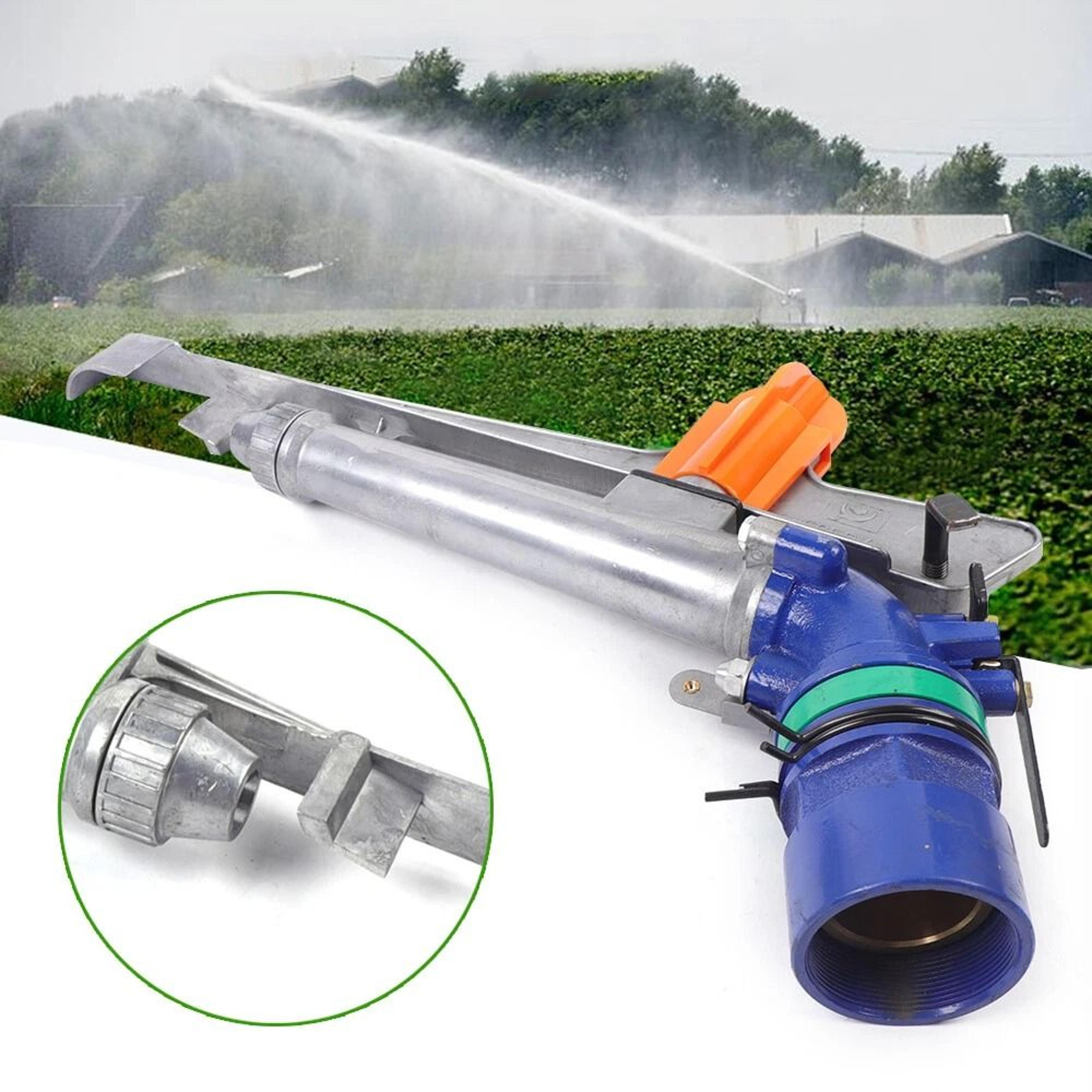 premium adjustable irrigation spray gun zinc alloy agriculture sprinkler