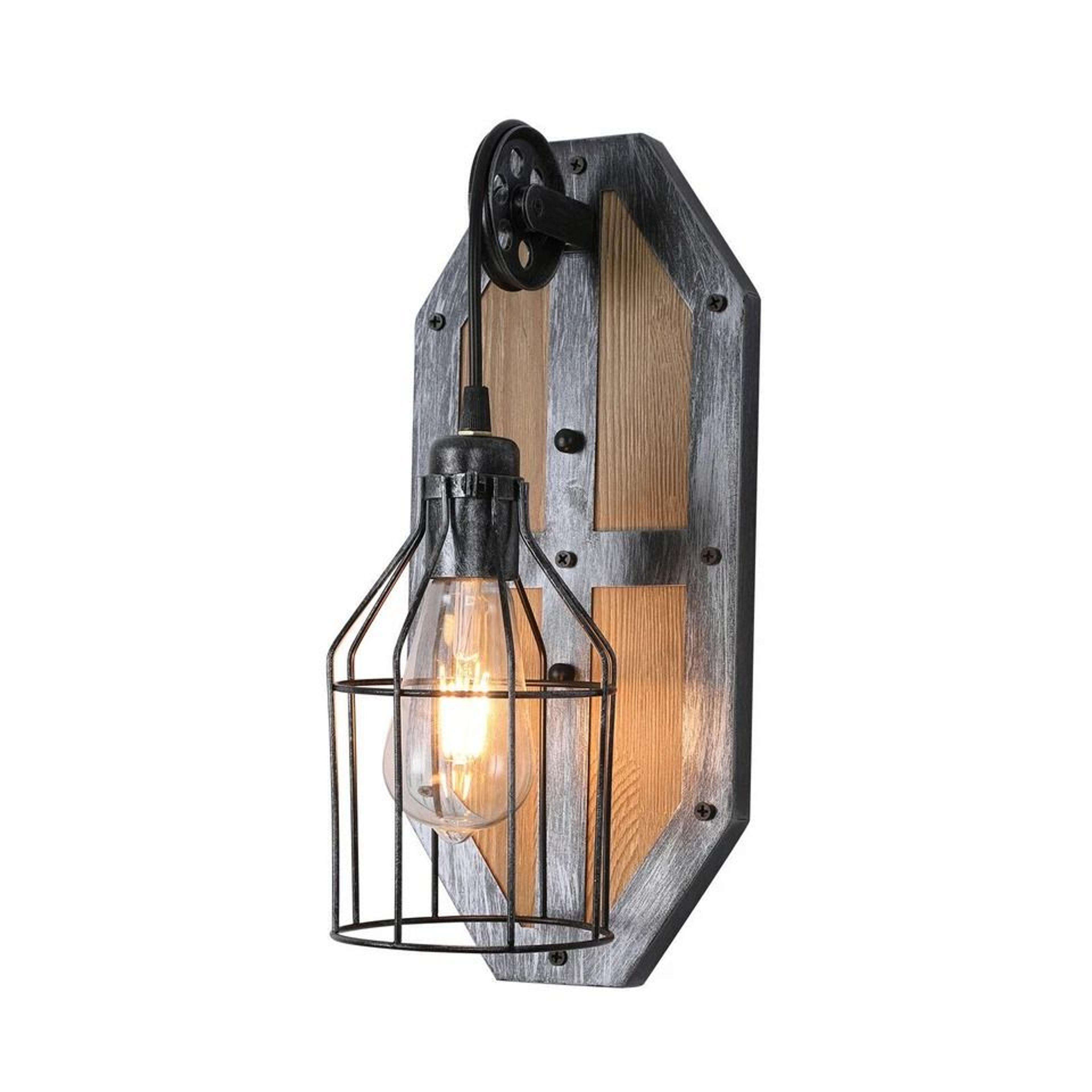vintage industrial farmhouse wall sconce rustic metal wall light fixture