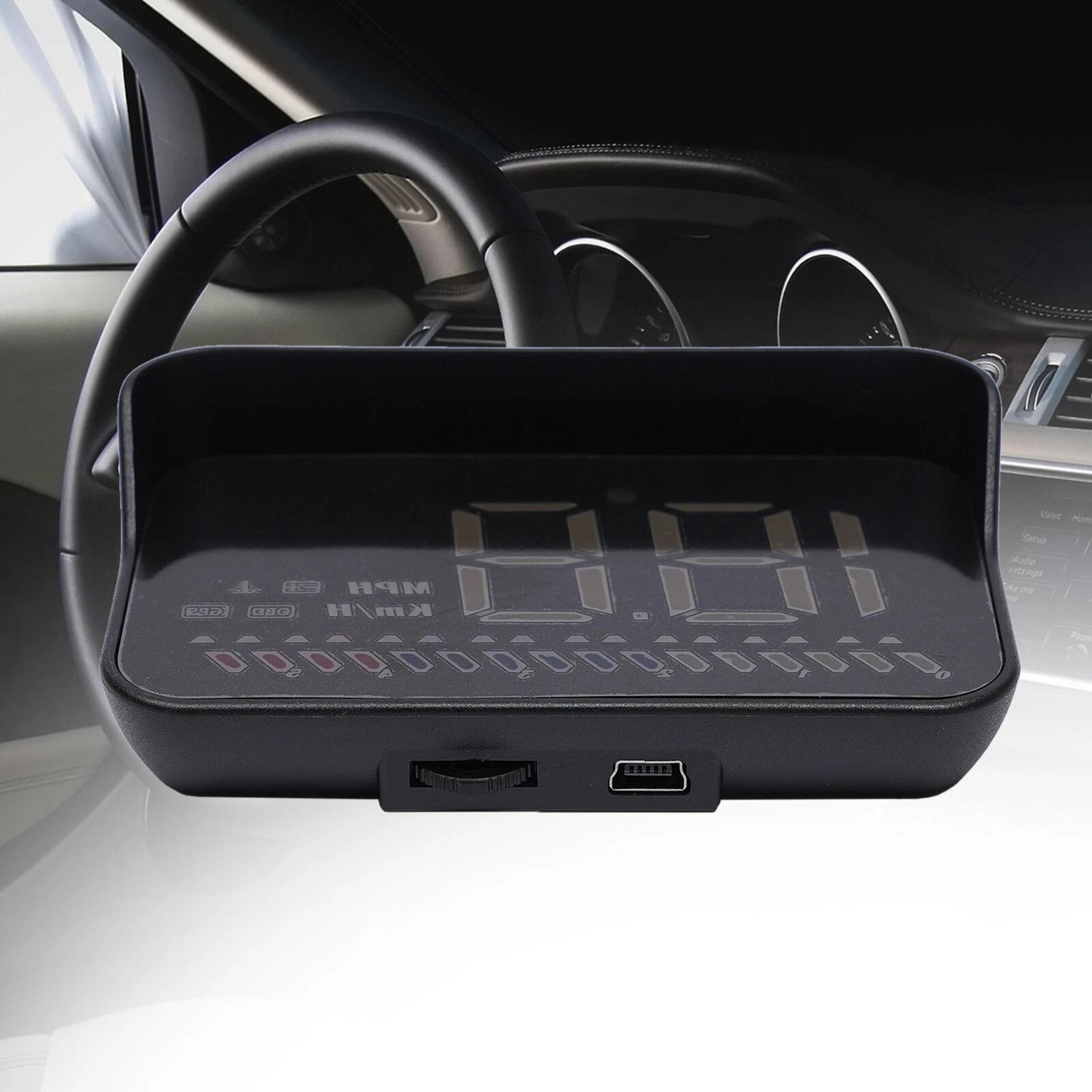 universal gps hud head up display with digital speedometer & overspeed alarm
