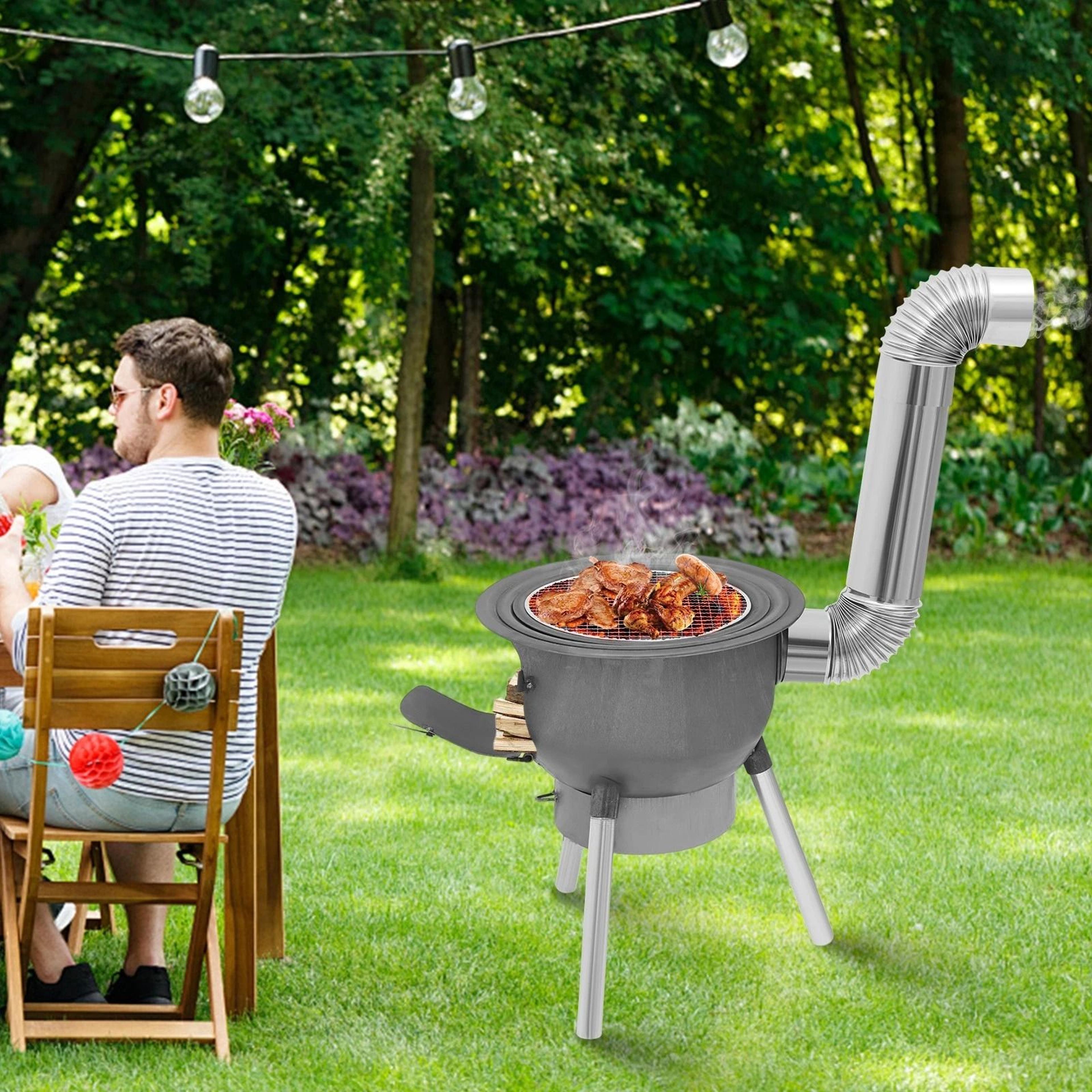 outdoor cooking stove portable wood burning firewood stove