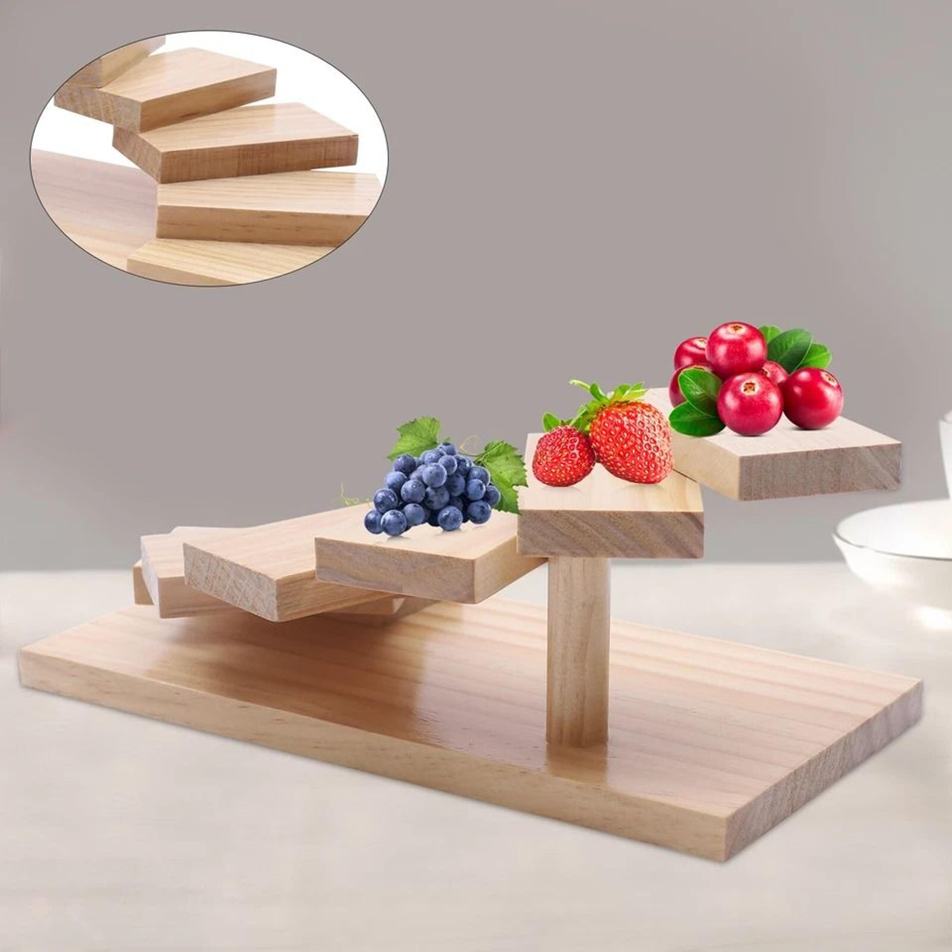 premium tier staircase sushi display rack japanese cuisine rack & dessert plate holder