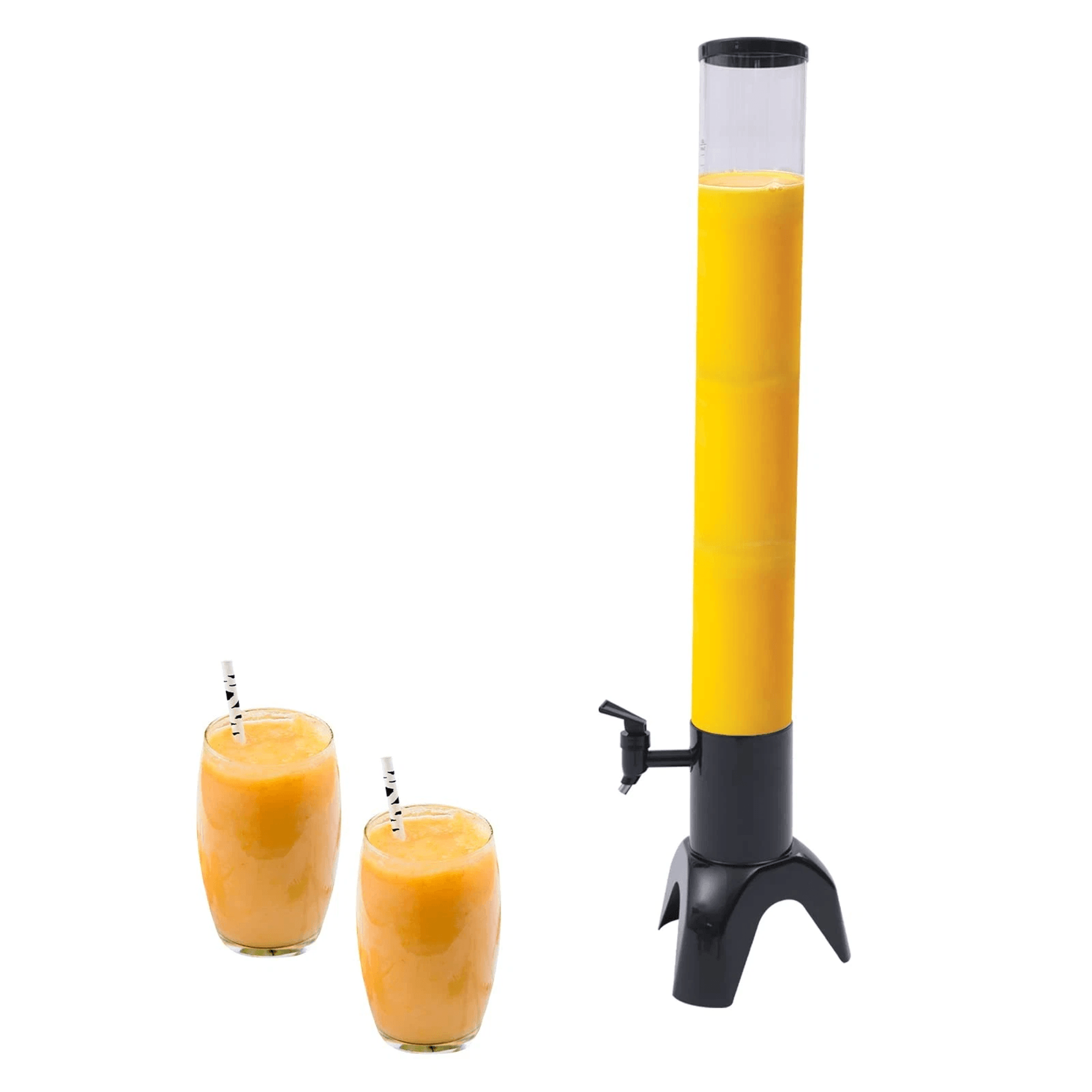 beer tower dispenser beverage dispenser with stainless steel tap and ice tube