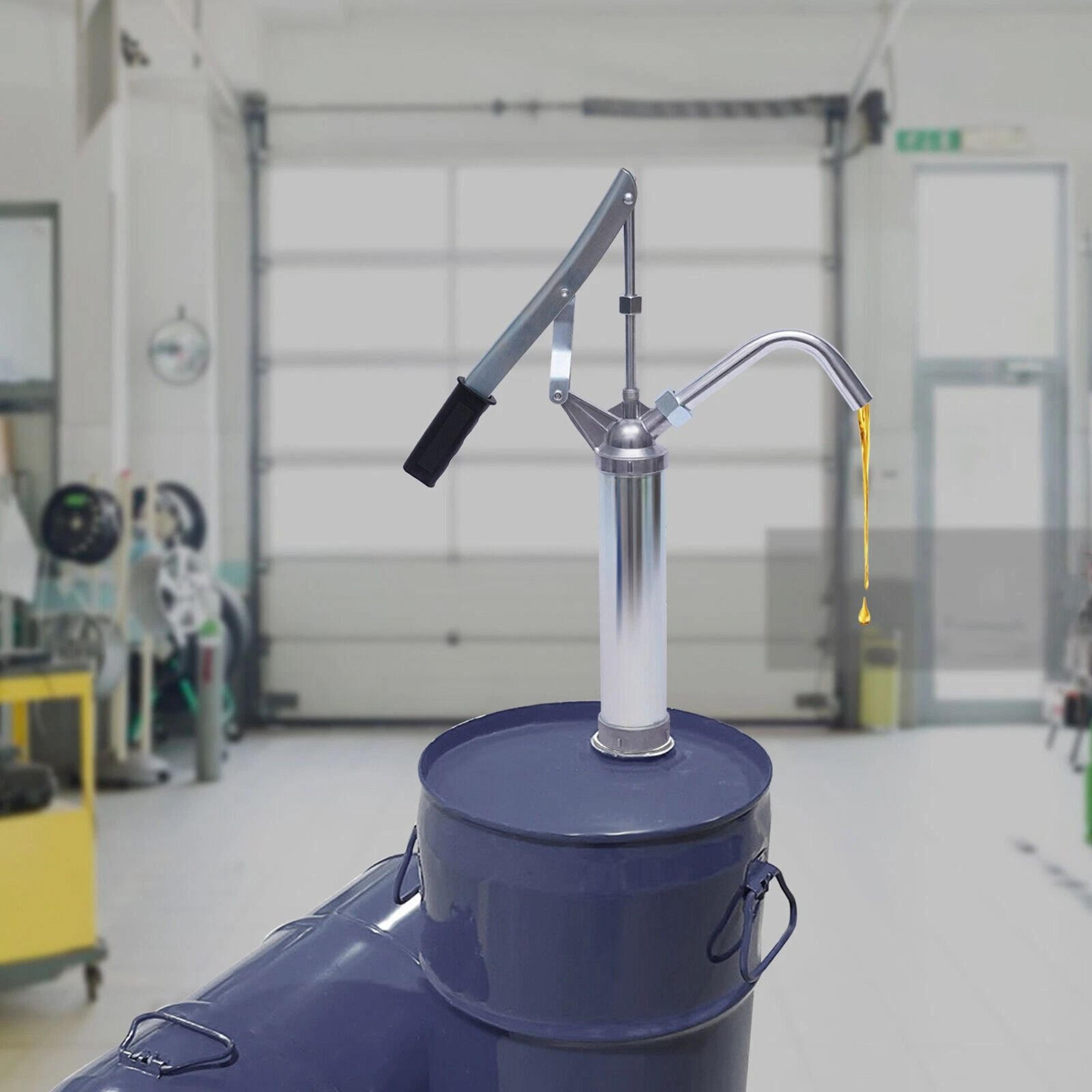 heavy duty hand barrel pump for gal diesel fuel and engine oil drums