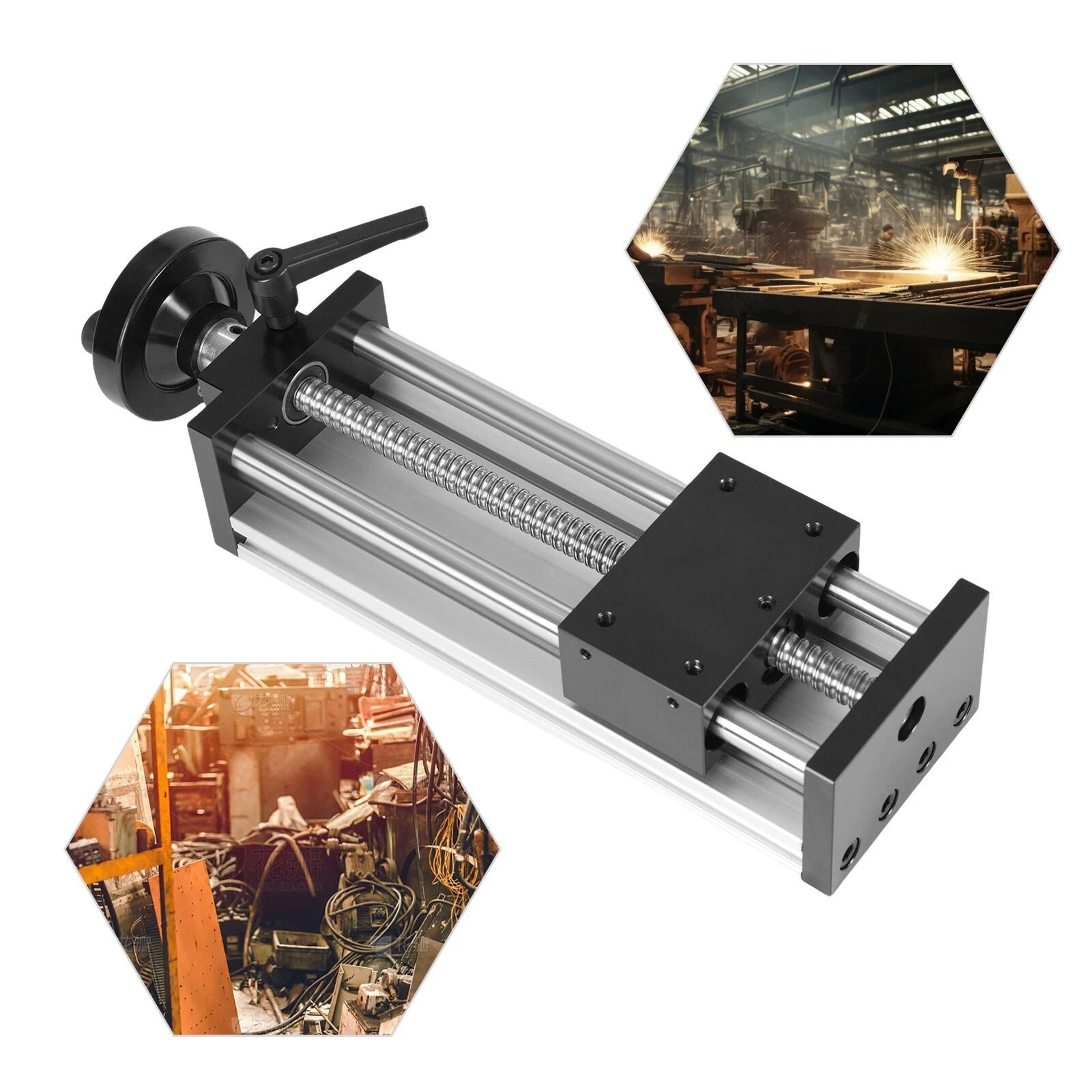 dual optical axis manual sliding table linear rail guide for cnc precision work