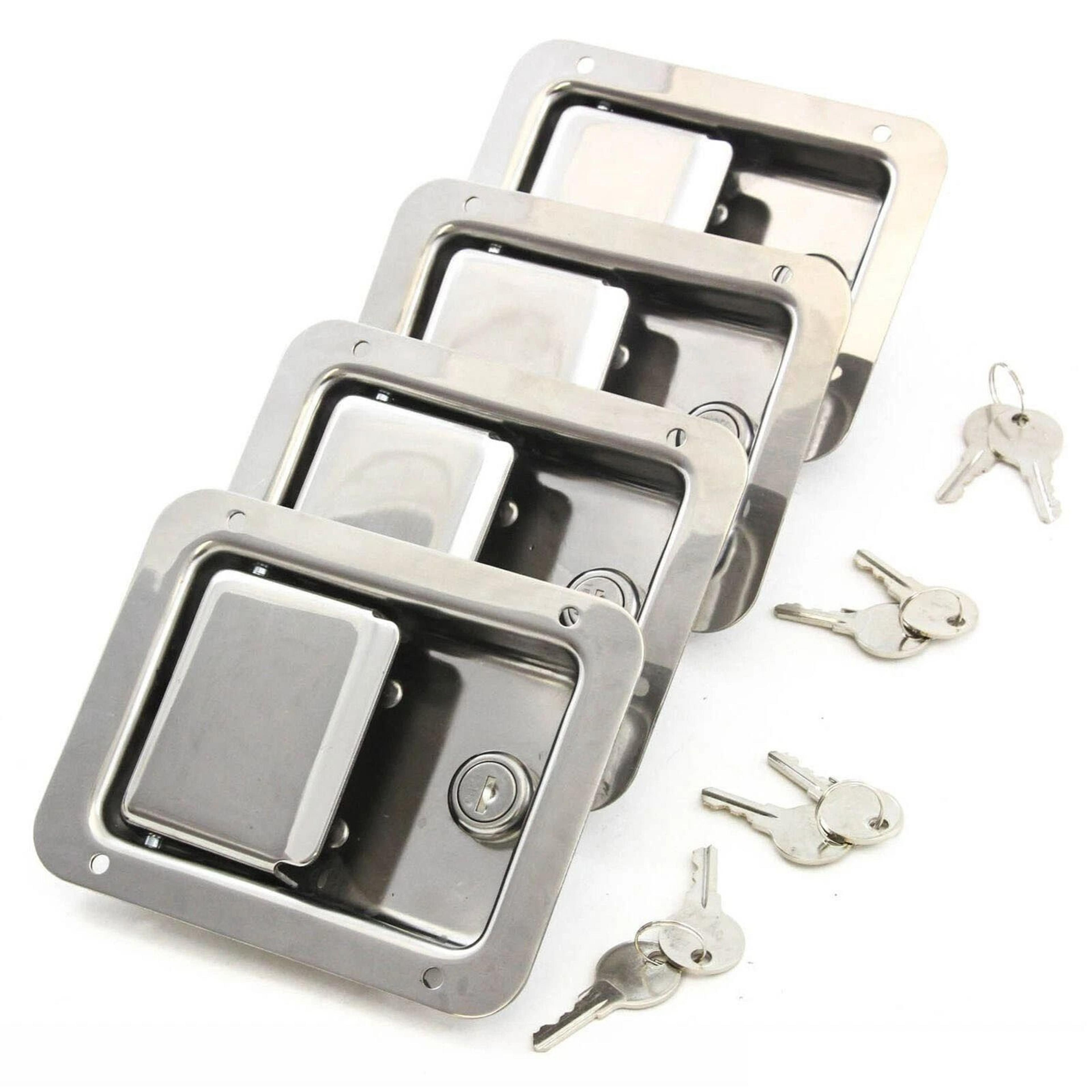 rv paddle latch with keys for trailer doors and truck tool boxes