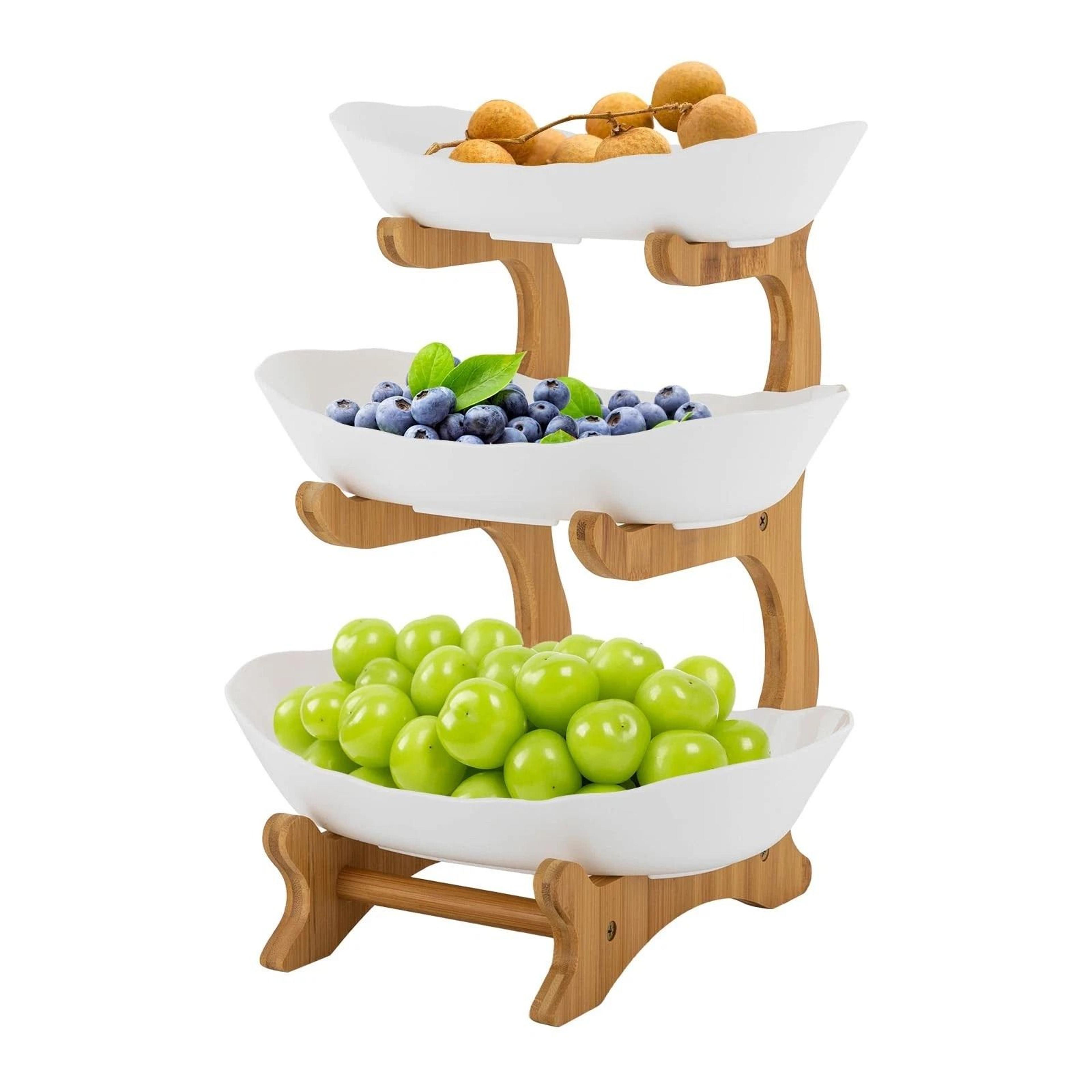 elegant tier dessert stand for parties & fruit displays