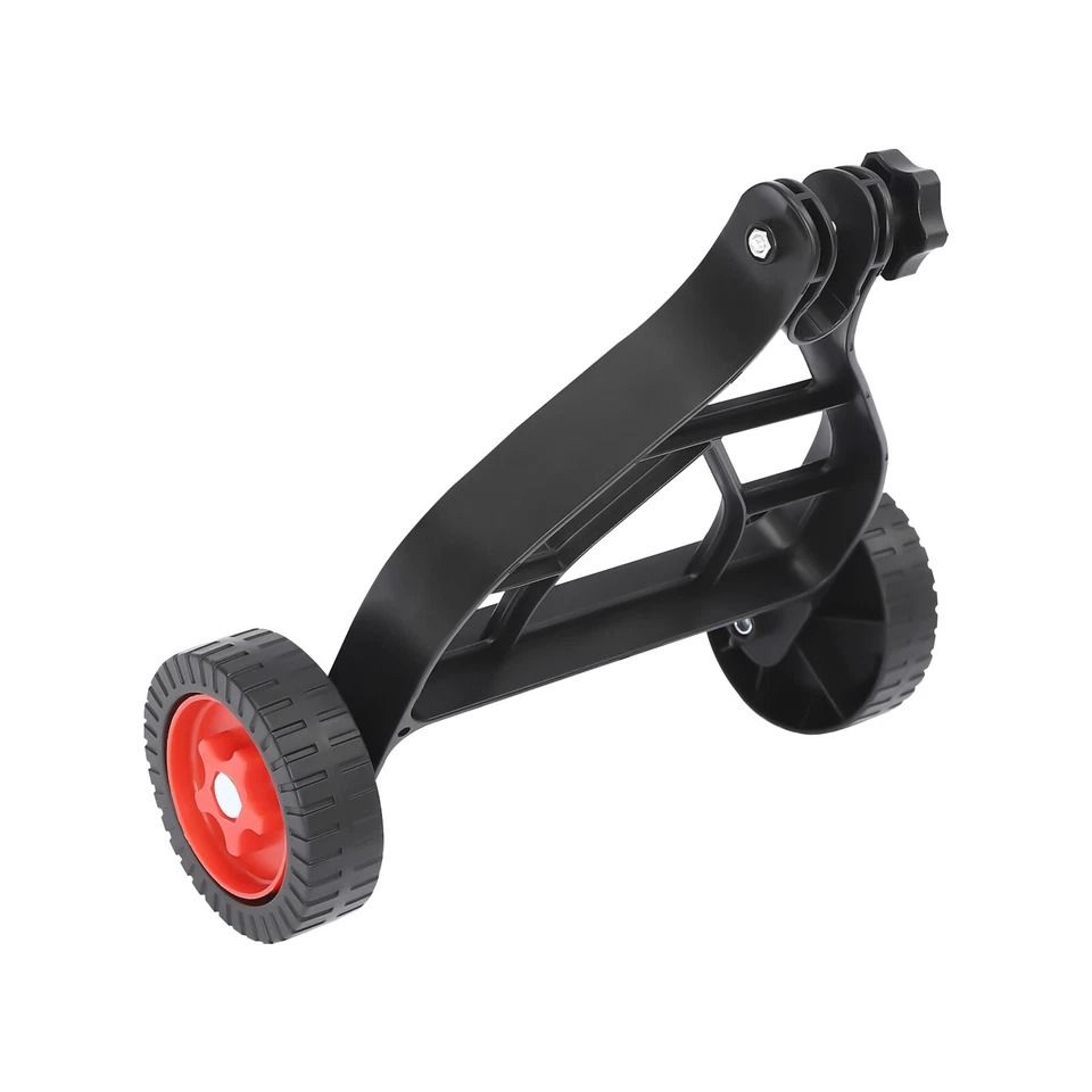 portable grass trimmer support wheels electric brush cutter lawn mower assistant