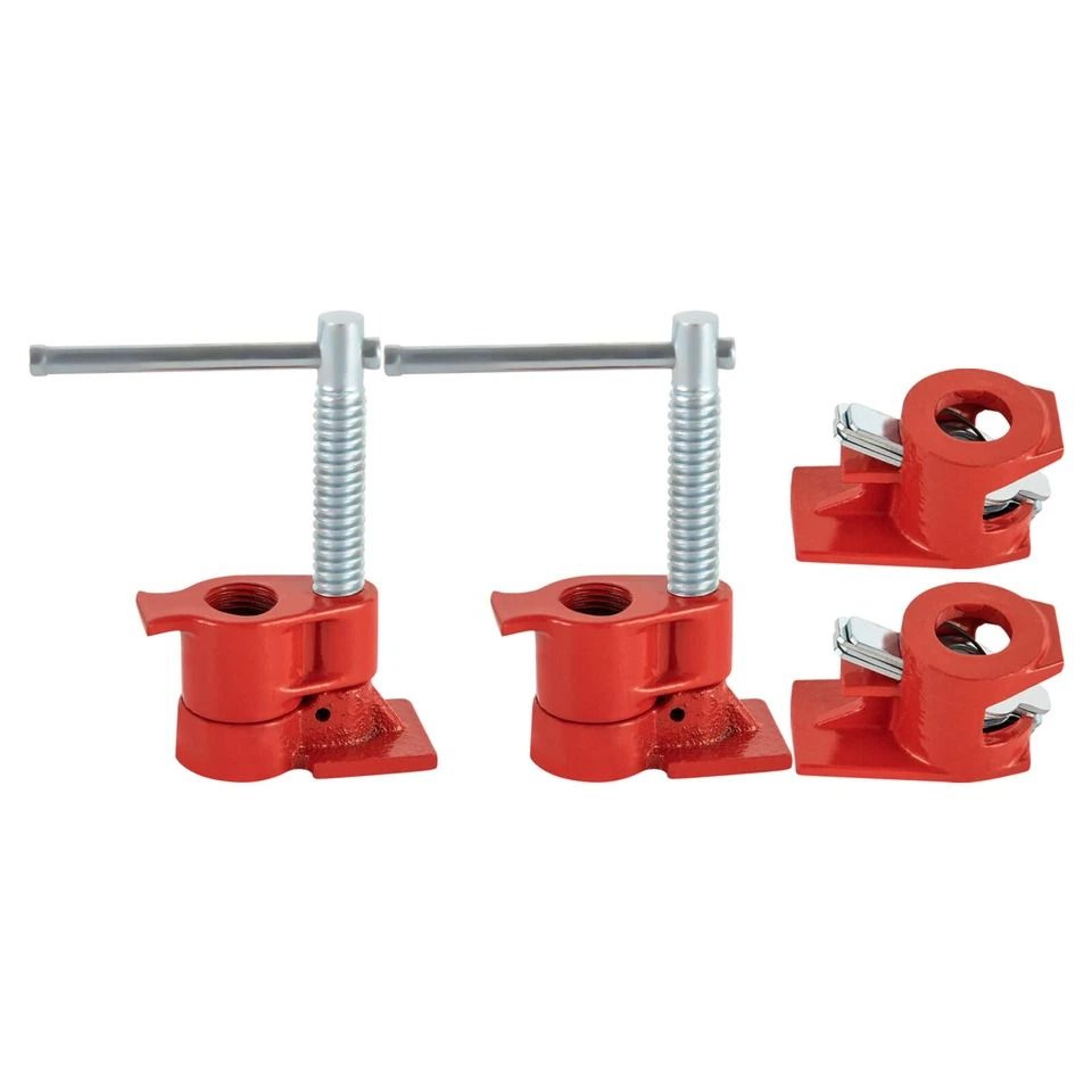 heavy duty wood gluing pipe clamps for black pipe woodworking fixture