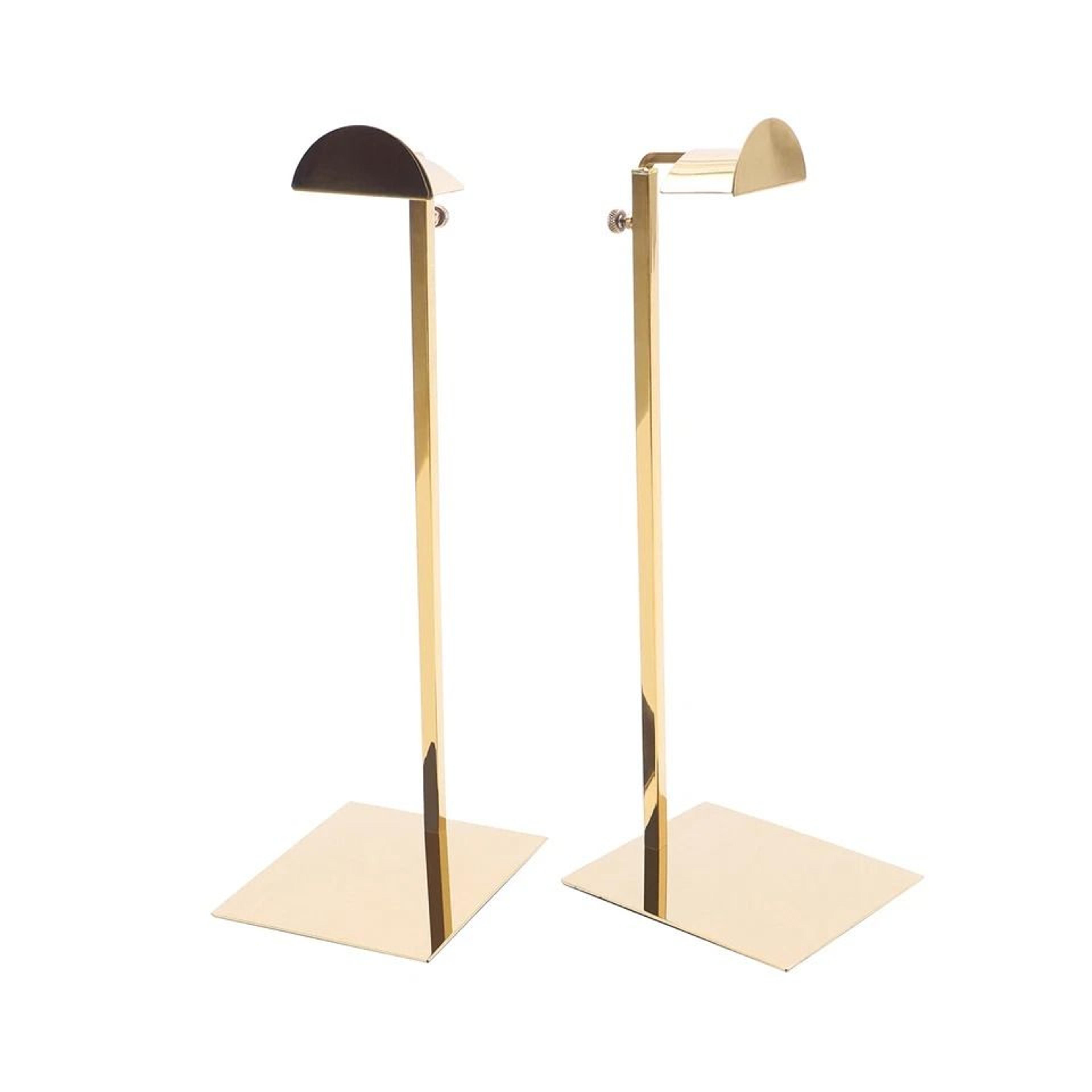 adjustable gold metal handbag display stand purse display rack bag hanger stand