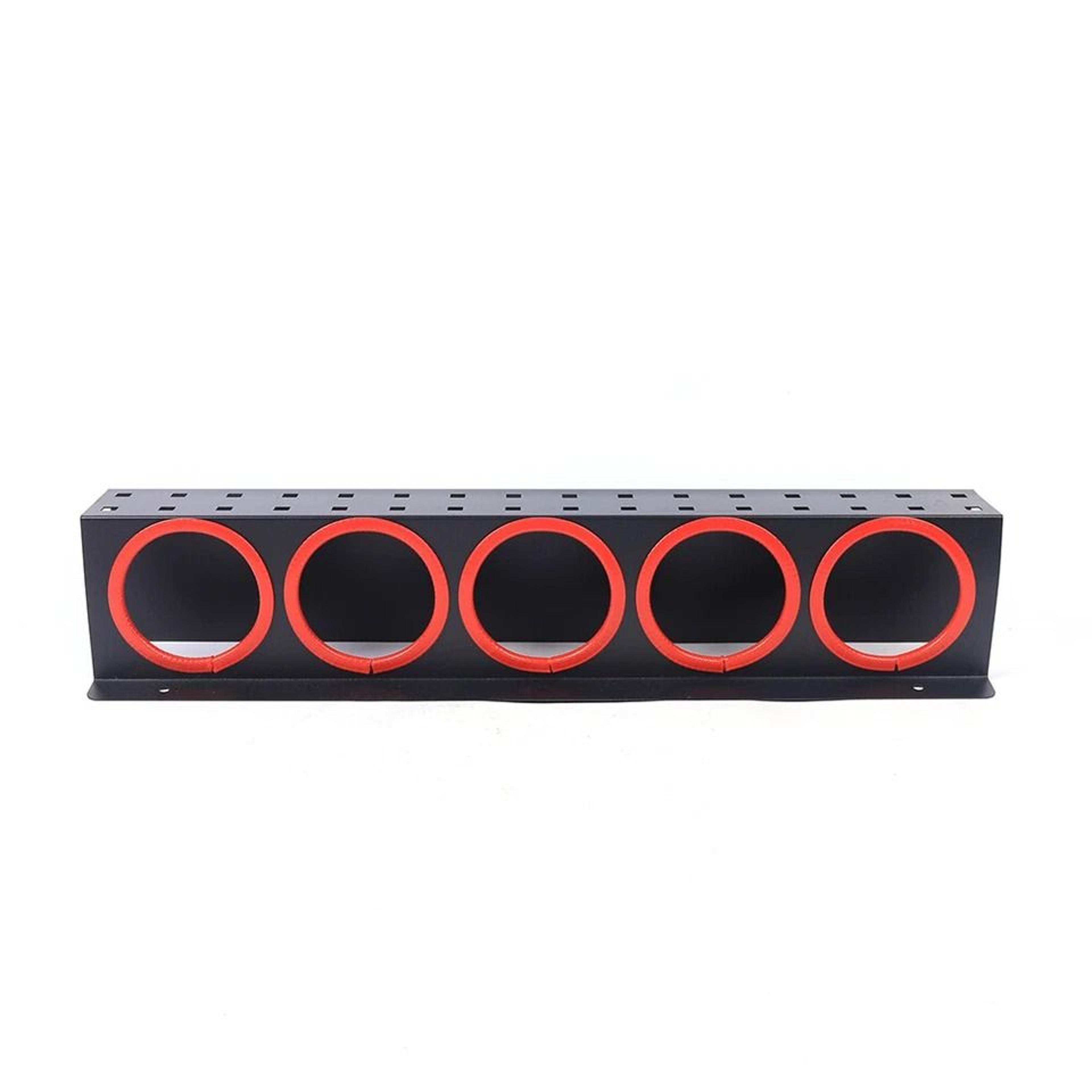 wall mounted spray bottle storage rack car detailing organizer holder for garage & workshop