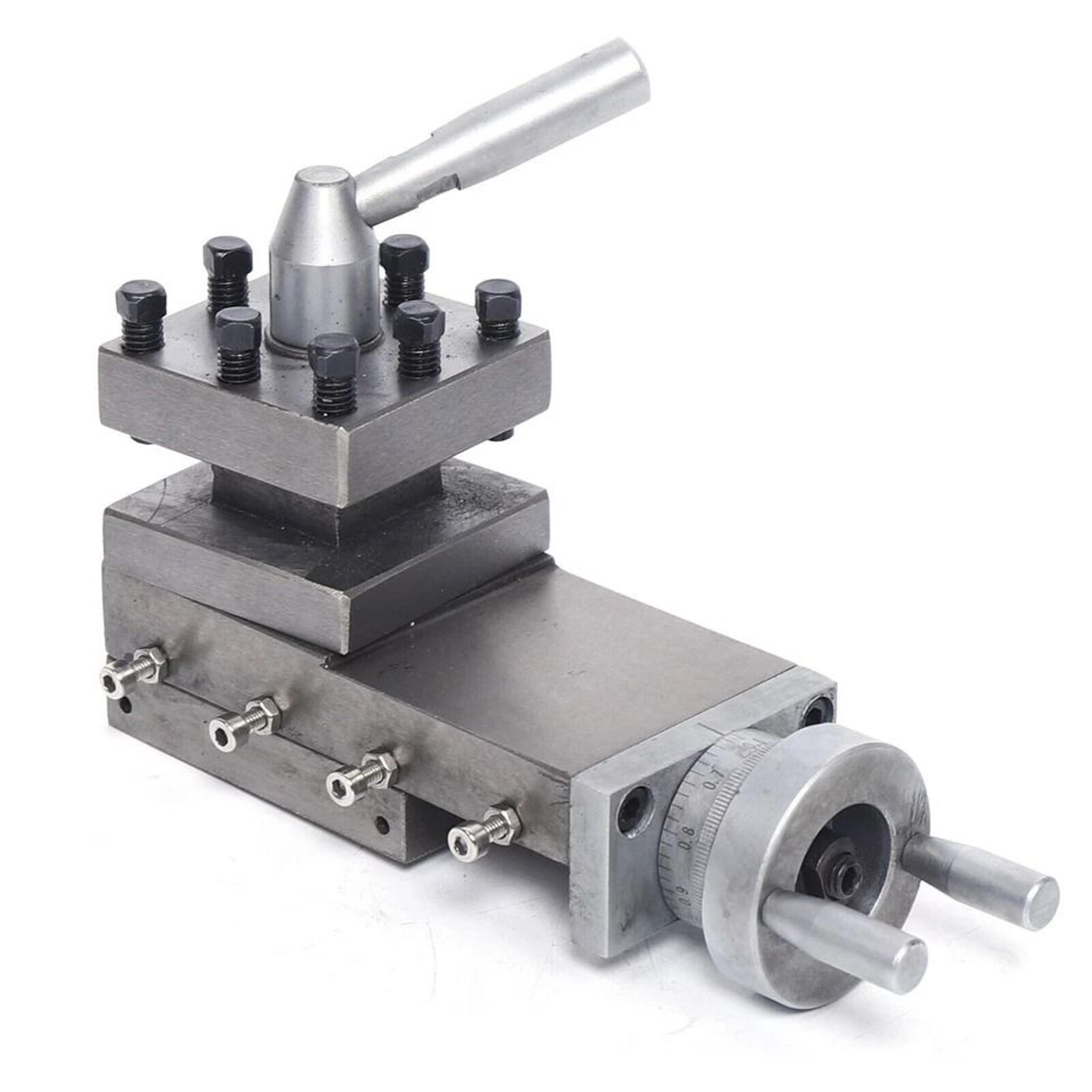 metal lathe cross slide compound tool holder with precision parts