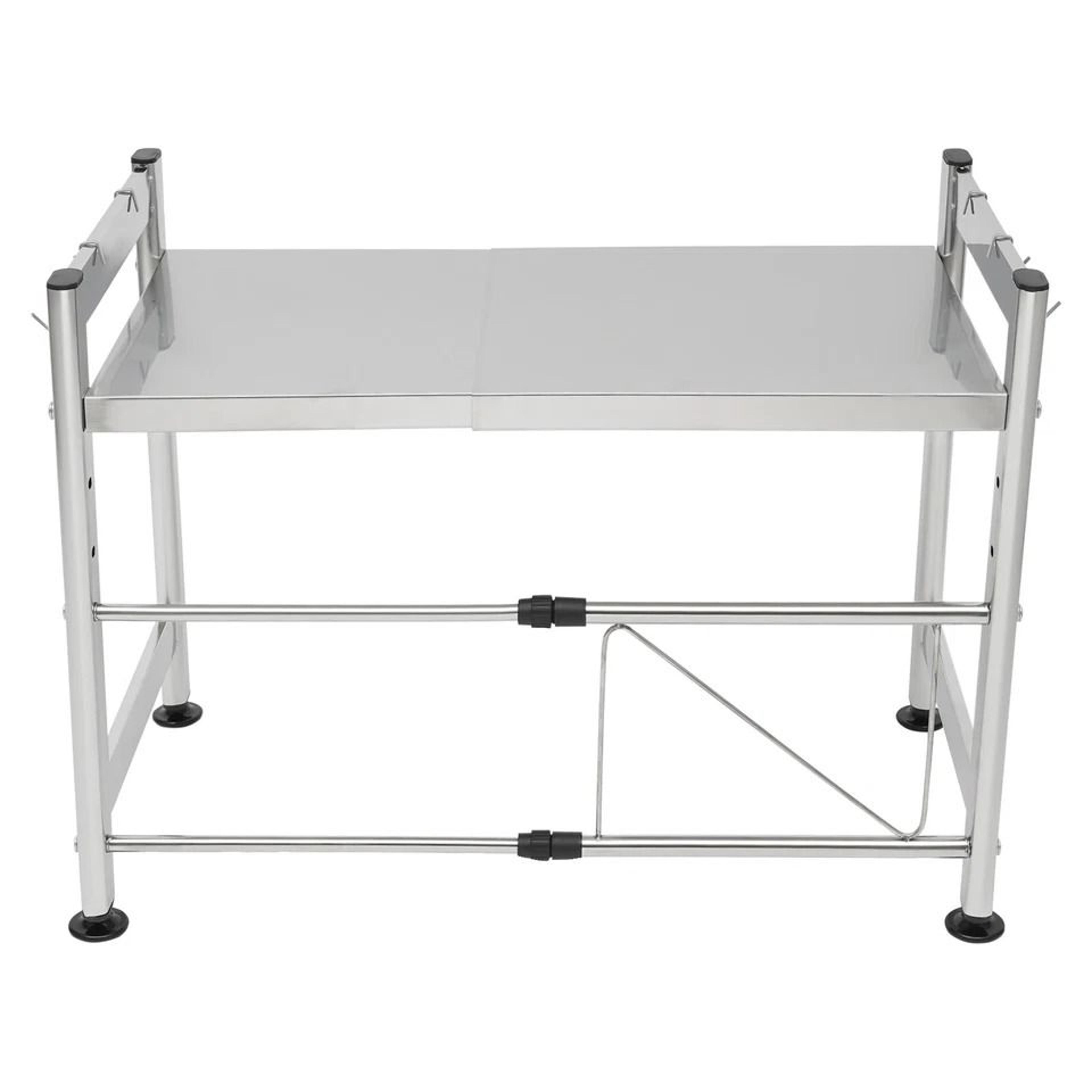 expandable microwave oven rack adjustable kitchen counter shelf organizer for small spaces